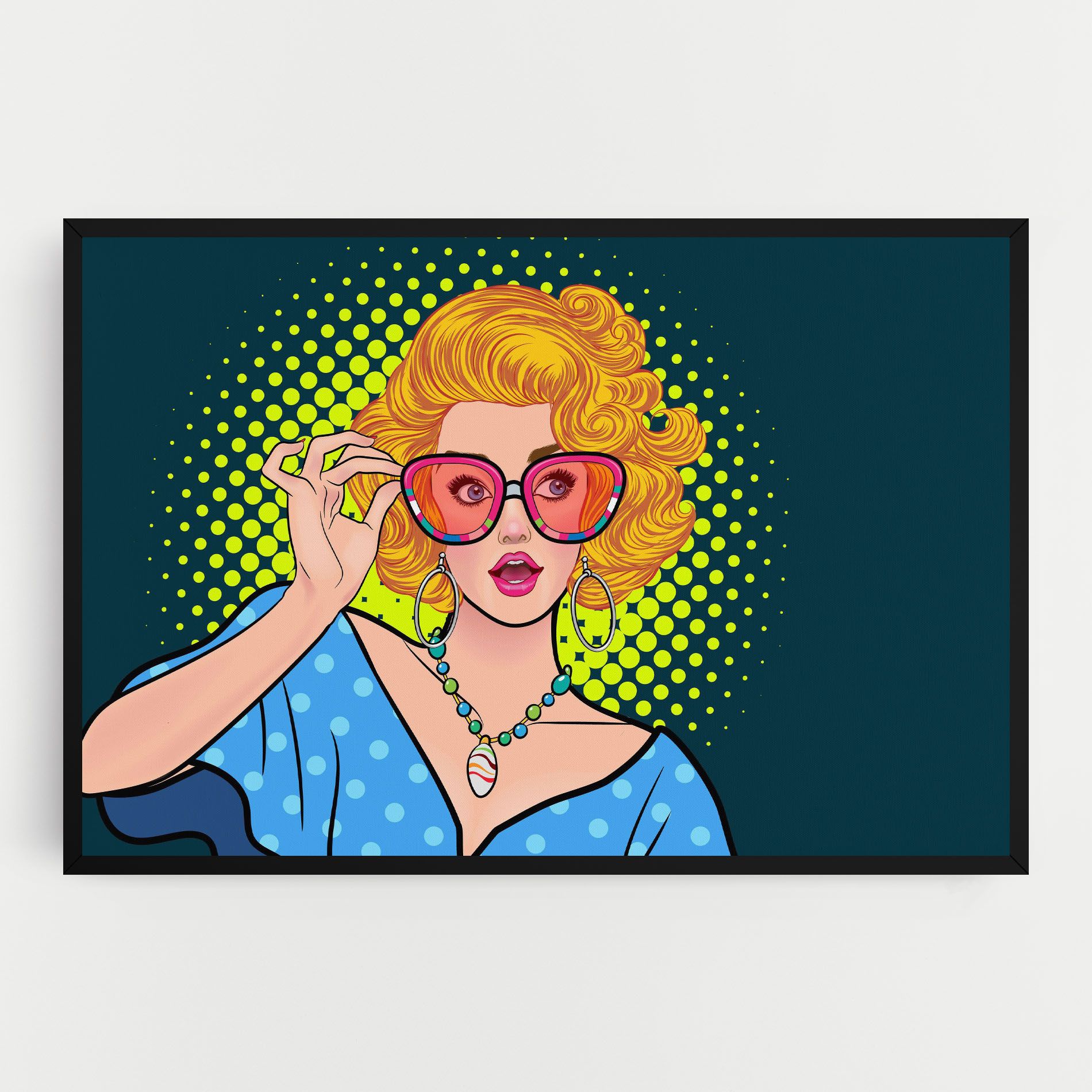 Pop Glasses Lady mockup 0