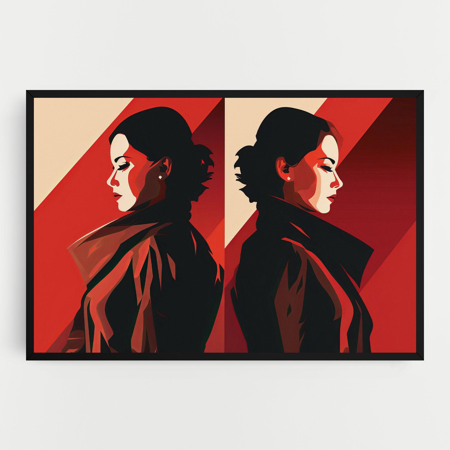 Vászonkép Pop Outfit Lady mockup 0