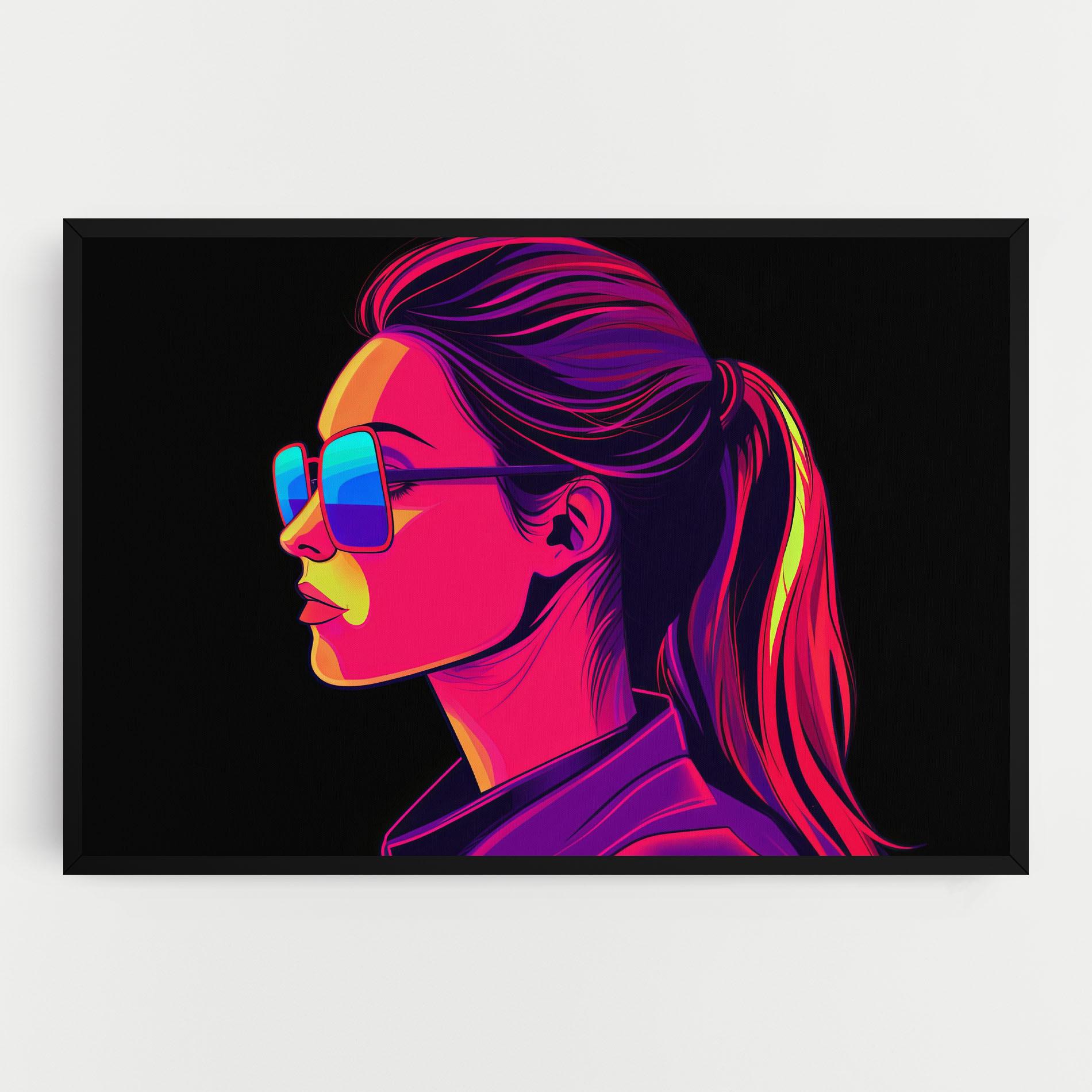 Vászonkép Purple Pop Hair mockup 0