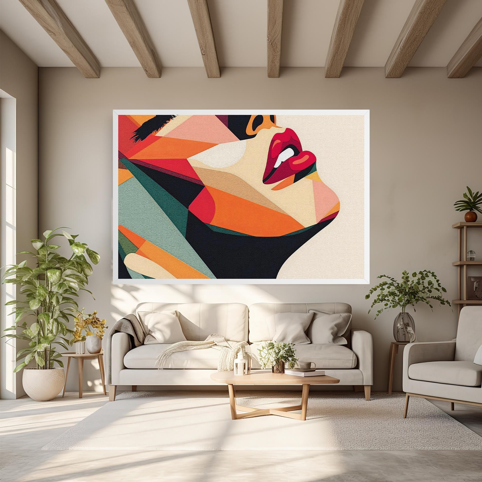 Pop Art Lips mockup 6