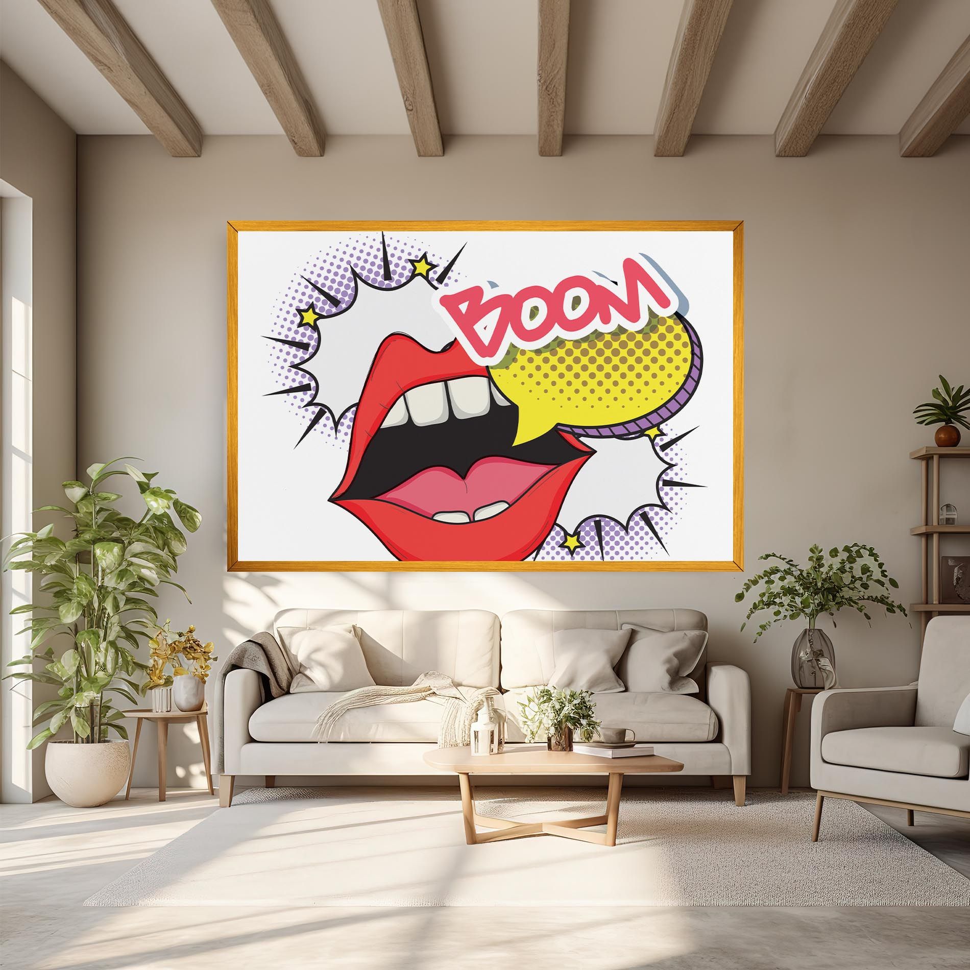 Boom Pop Art mockup 6