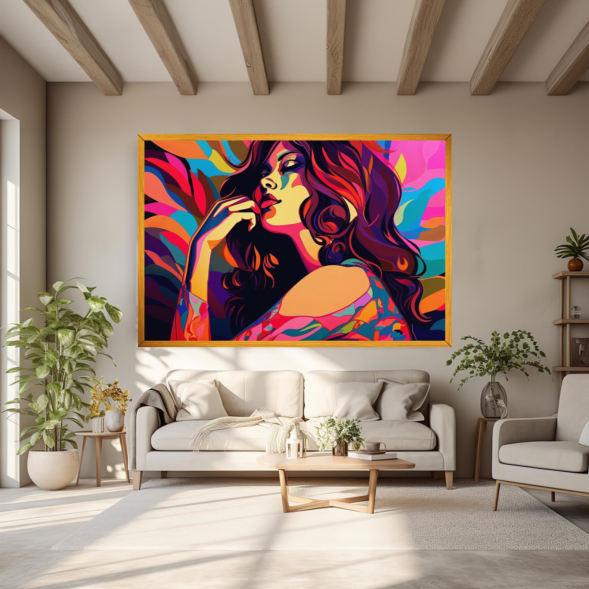 Vászonkép Pop Color Mix mockup 6