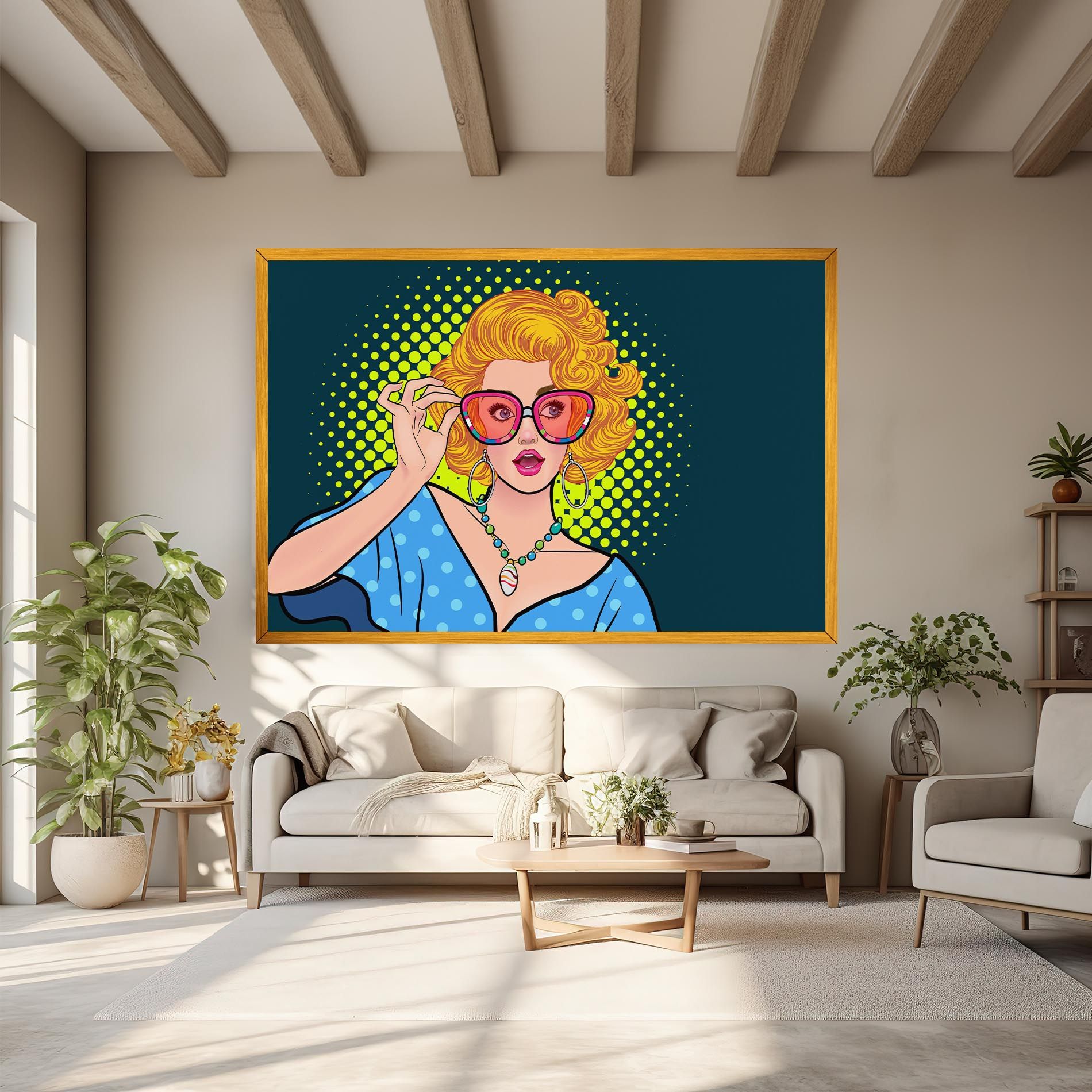 Pop Glasses Lady mockup 6