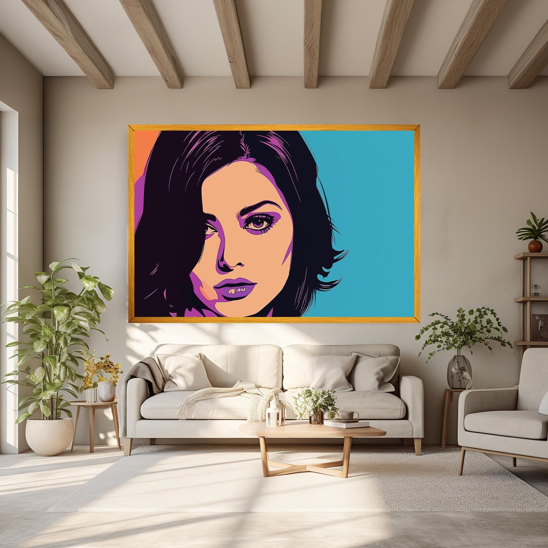 Pop Purple Woman mockup 6