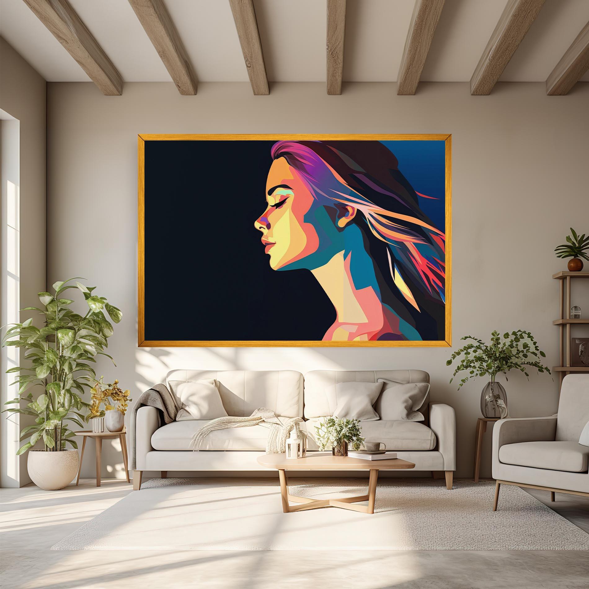 Vászonkép Worm Pop Light mockup 6