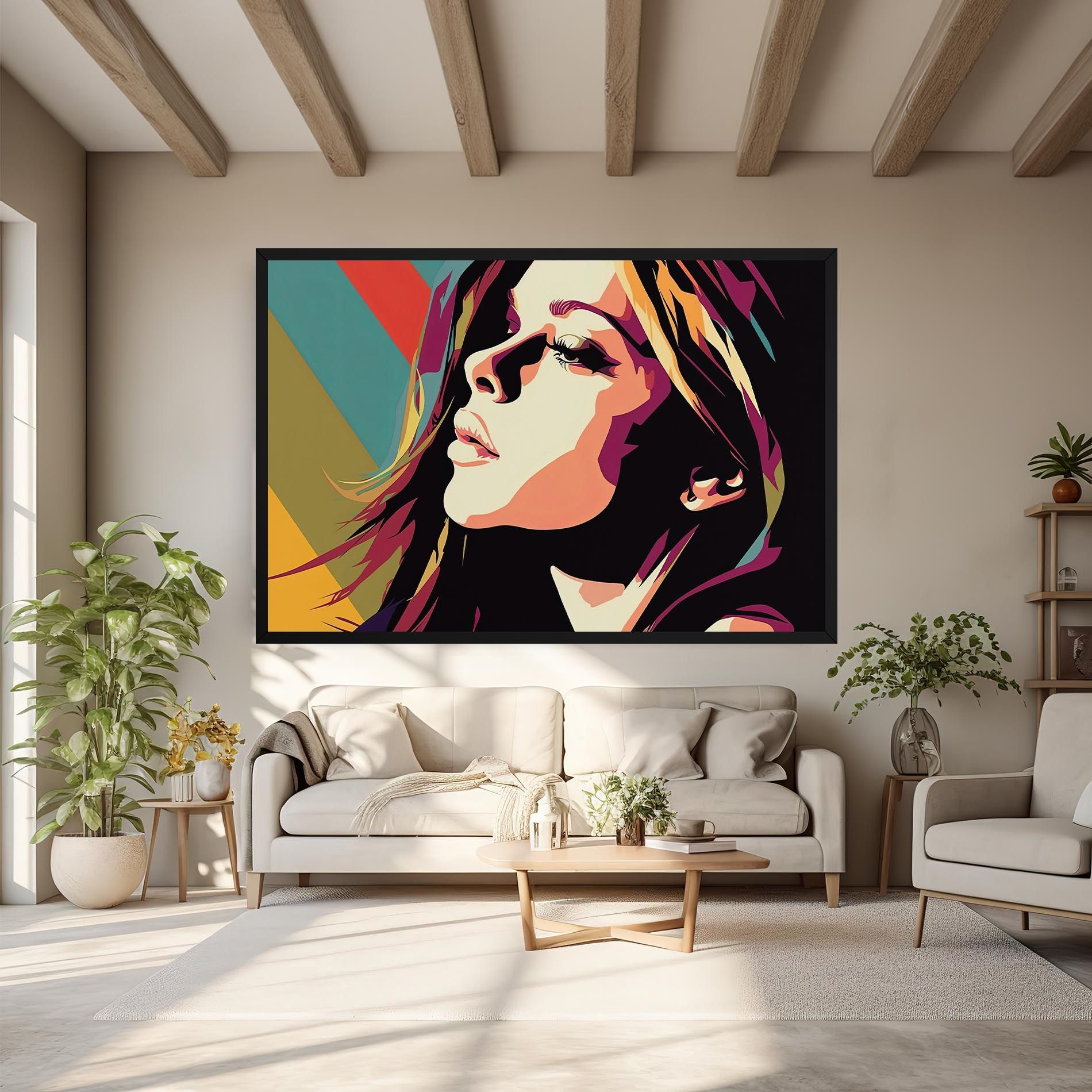 Cream Pop Art mockup 6