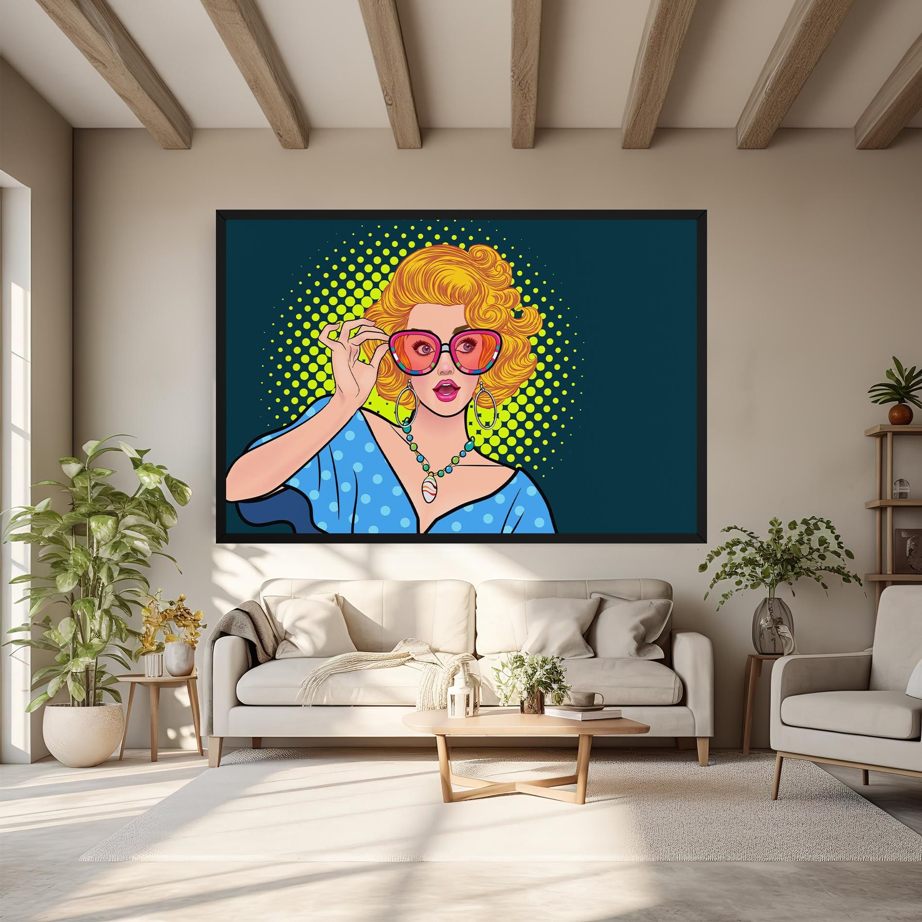 Pop Glasses Lady mockup 6