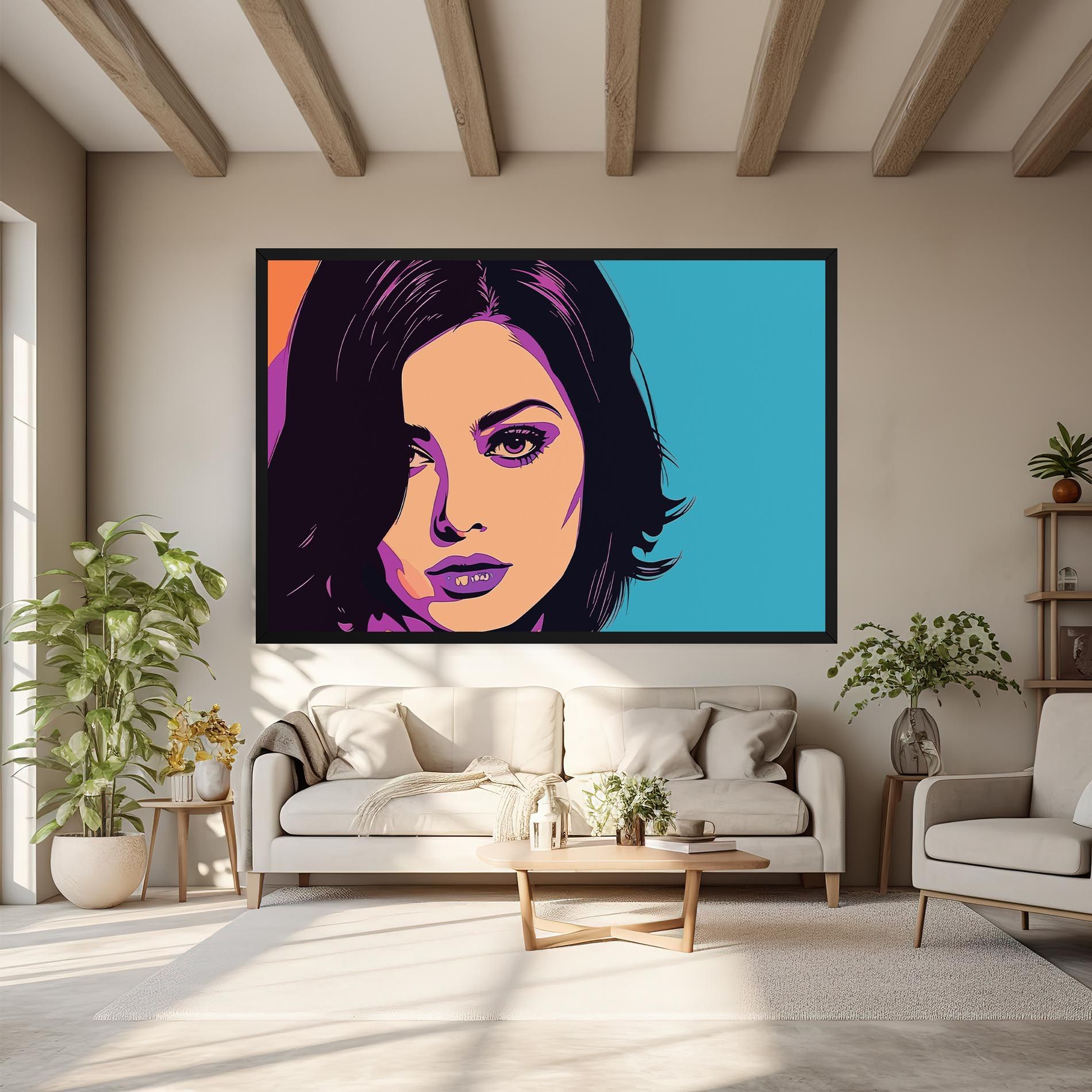 Pop Purple Woman mockup 6