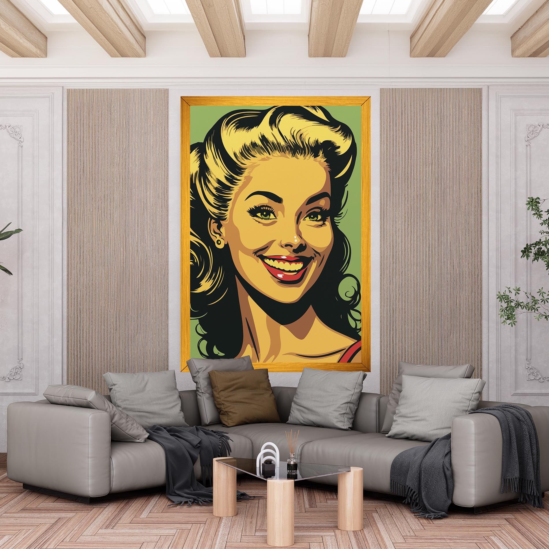 Green Light Pop Lady mockup 6