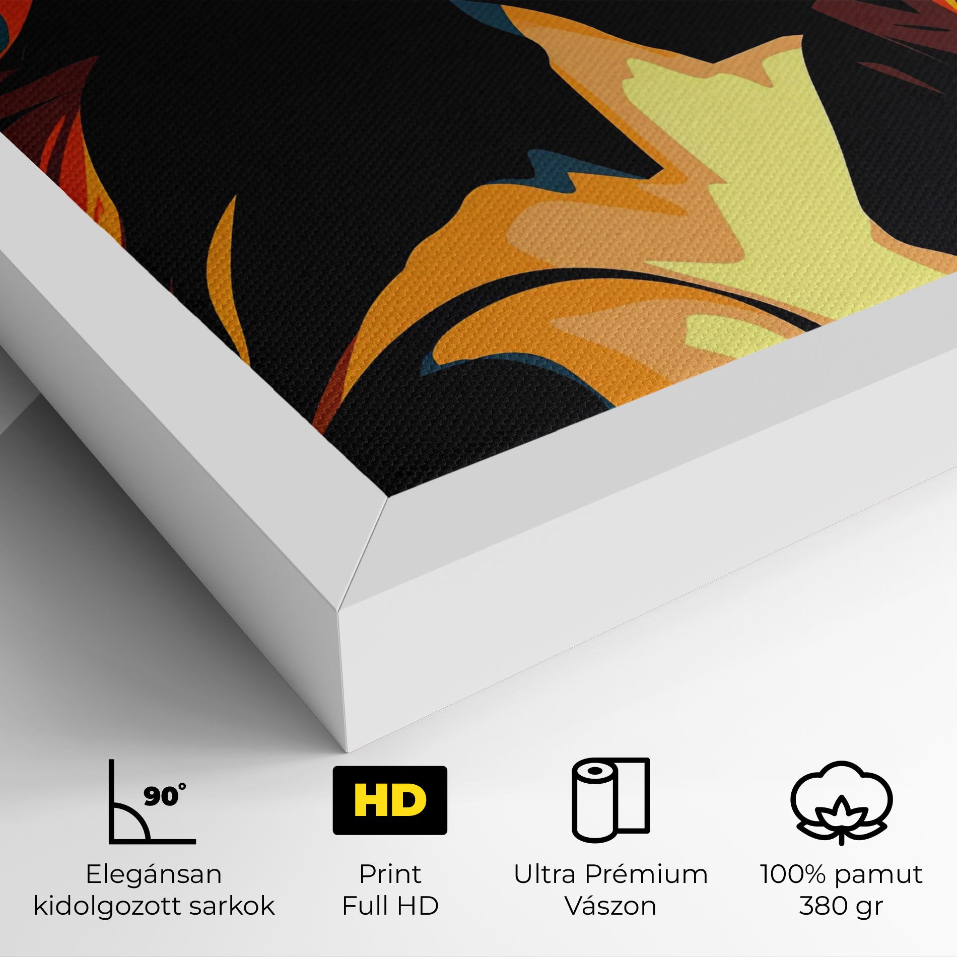 Blue Yellow Pop Art mockup 4