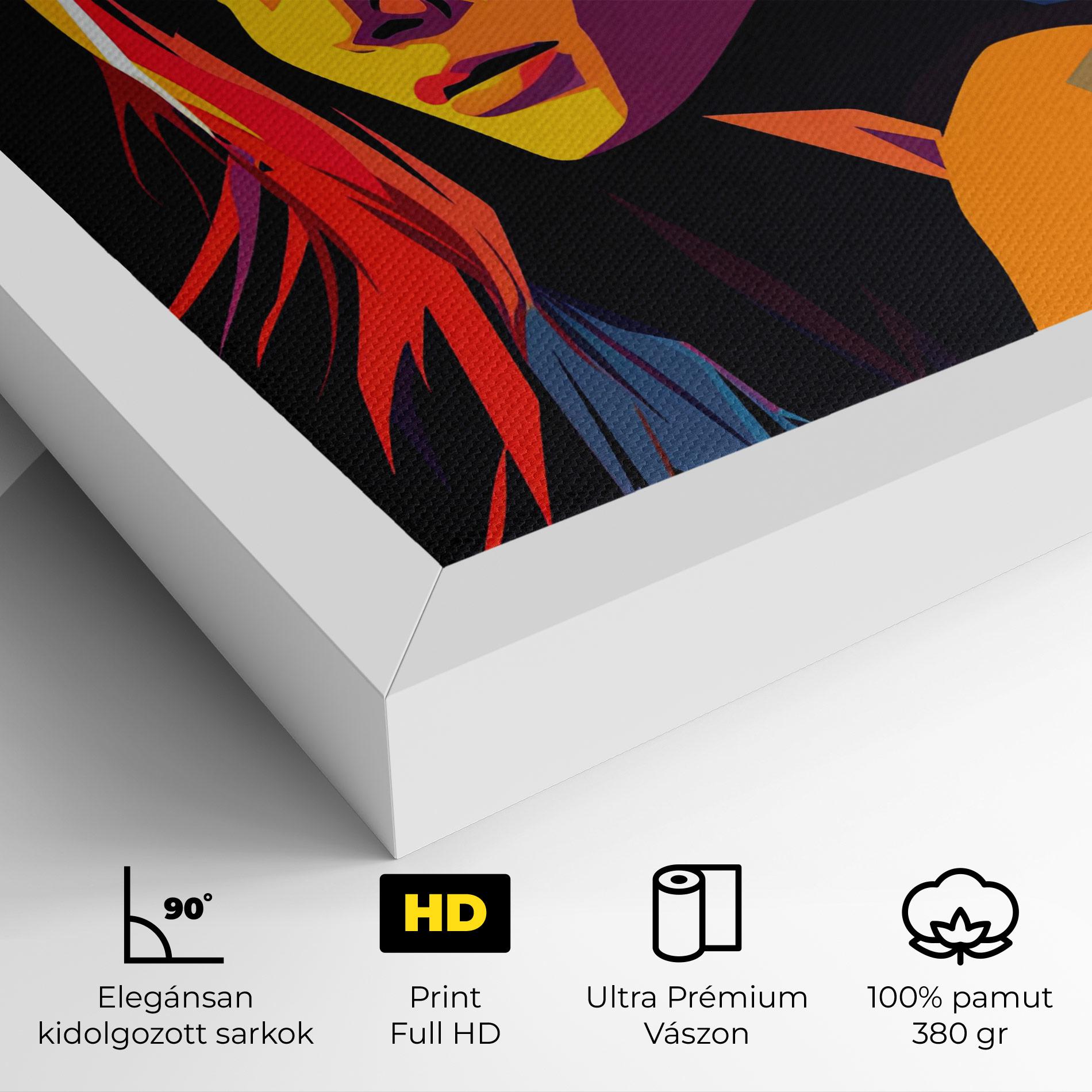 Vászonkép Orange Pop Light mockup 4