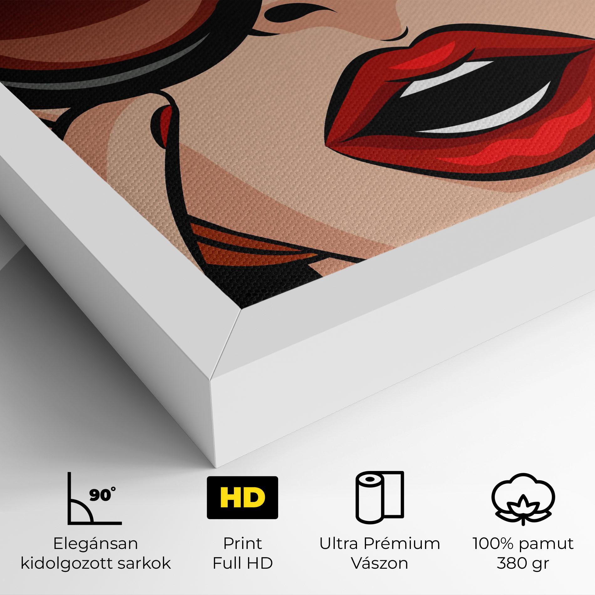 Vászonkép Pop Glasses Woman mockup 4