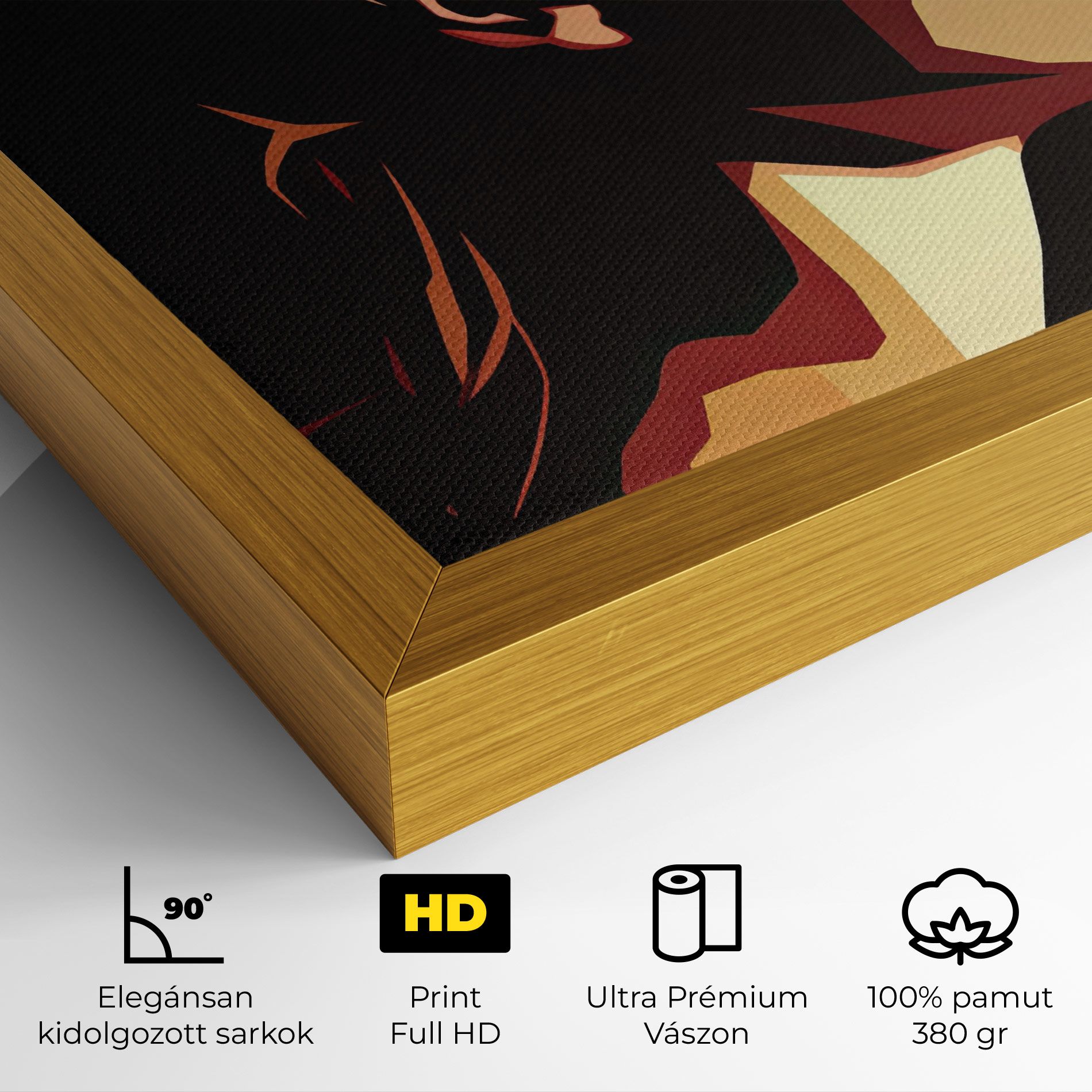 Cream Red Pop Art mockup 4