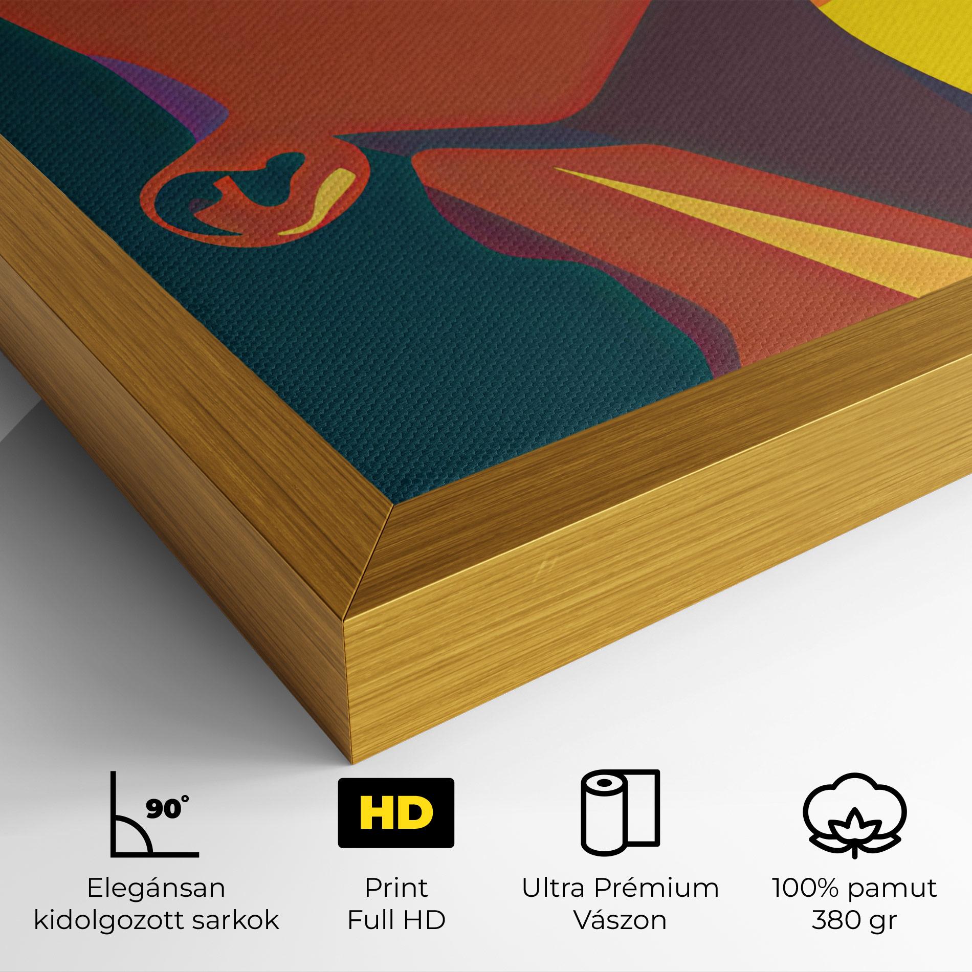 Vászonkép Pop Female Color mockup 4