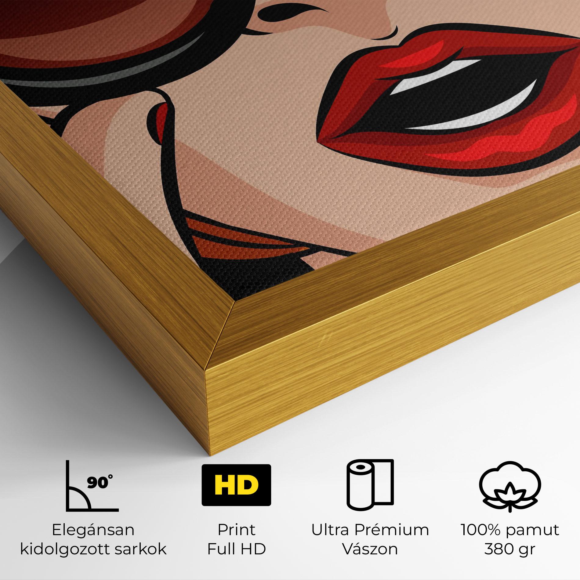 Vászonkép Pop Glasses Woman mockup 4