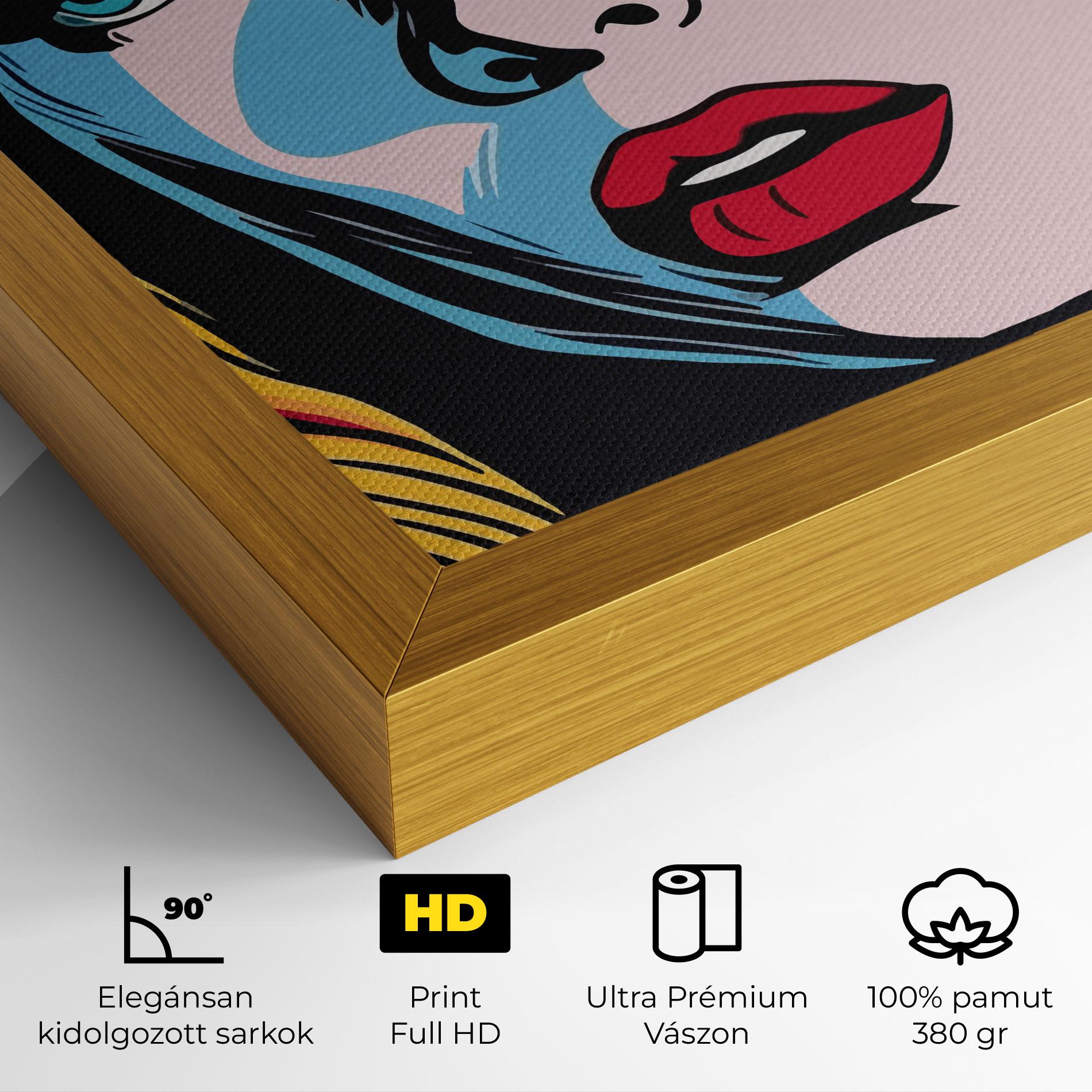Vászonkép Pop Woman Art mockup 4