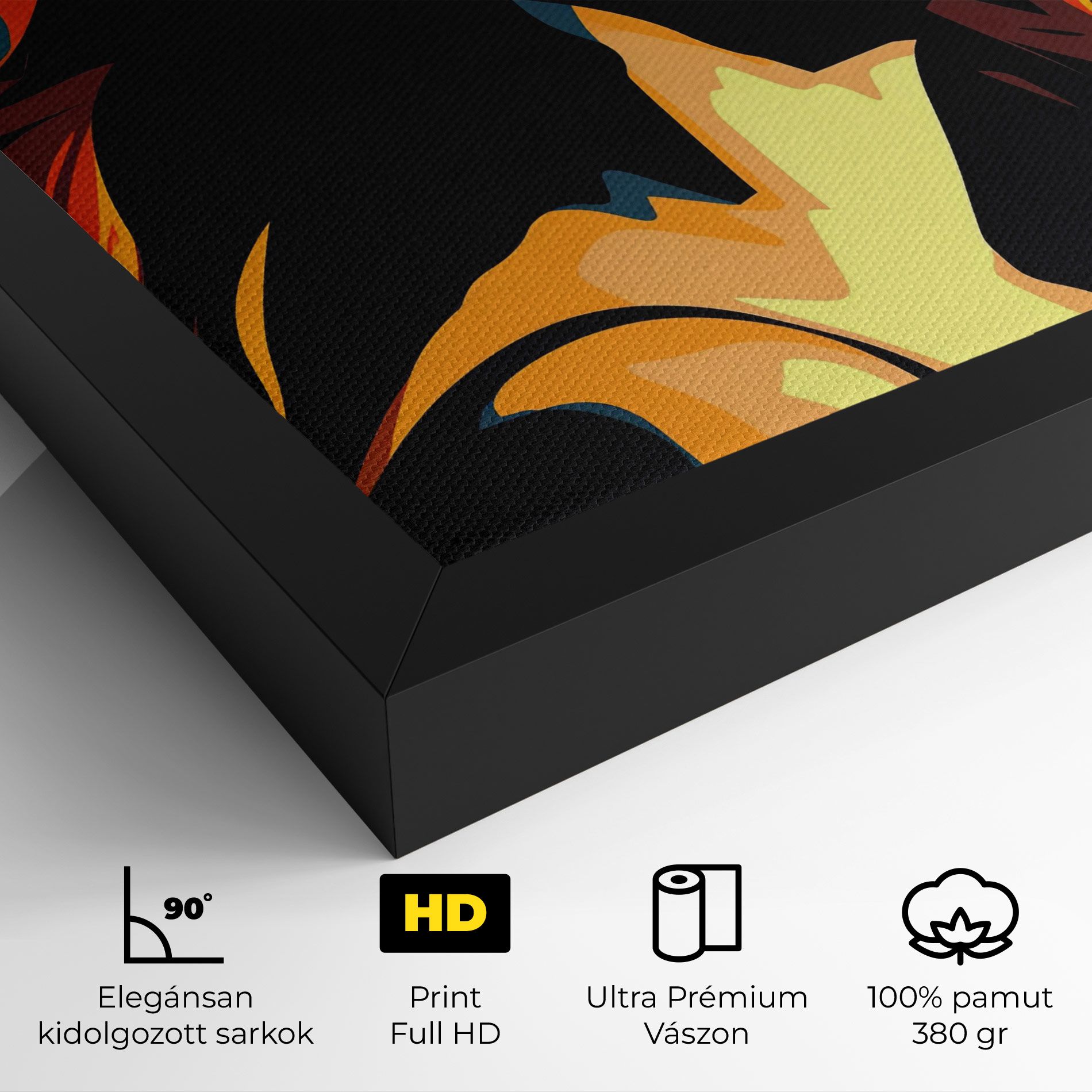 Blue Yellow Pop Art mockup 4