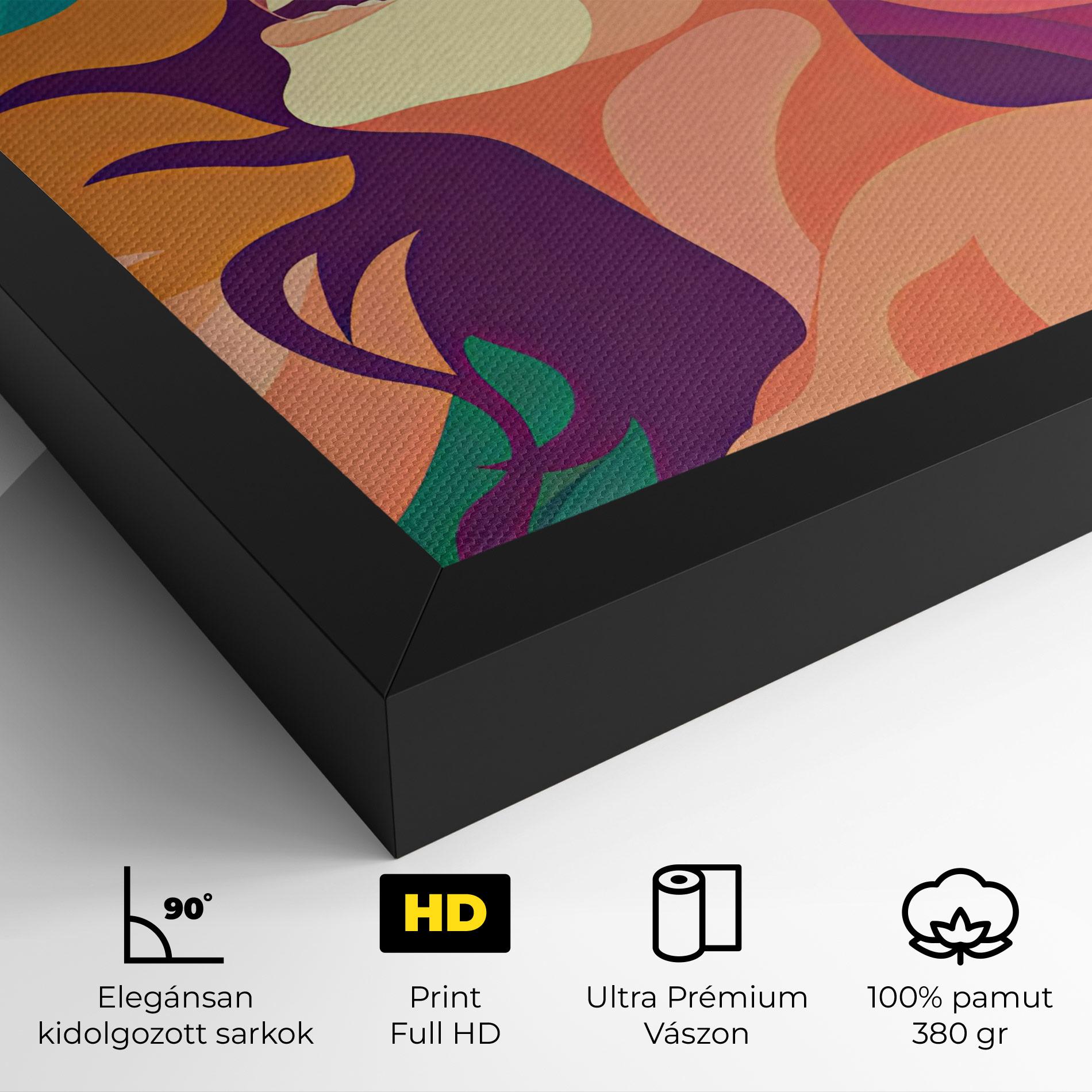 Vászonkép Pink Pop Hair mockup 4