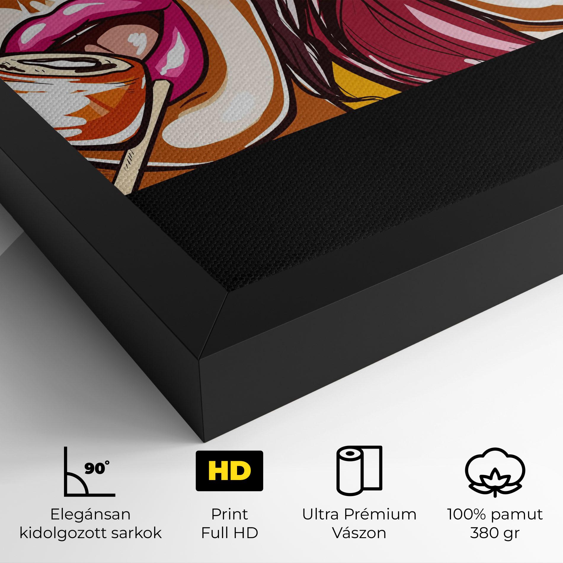 Vászonkép Pop Art Sushi mockup 4