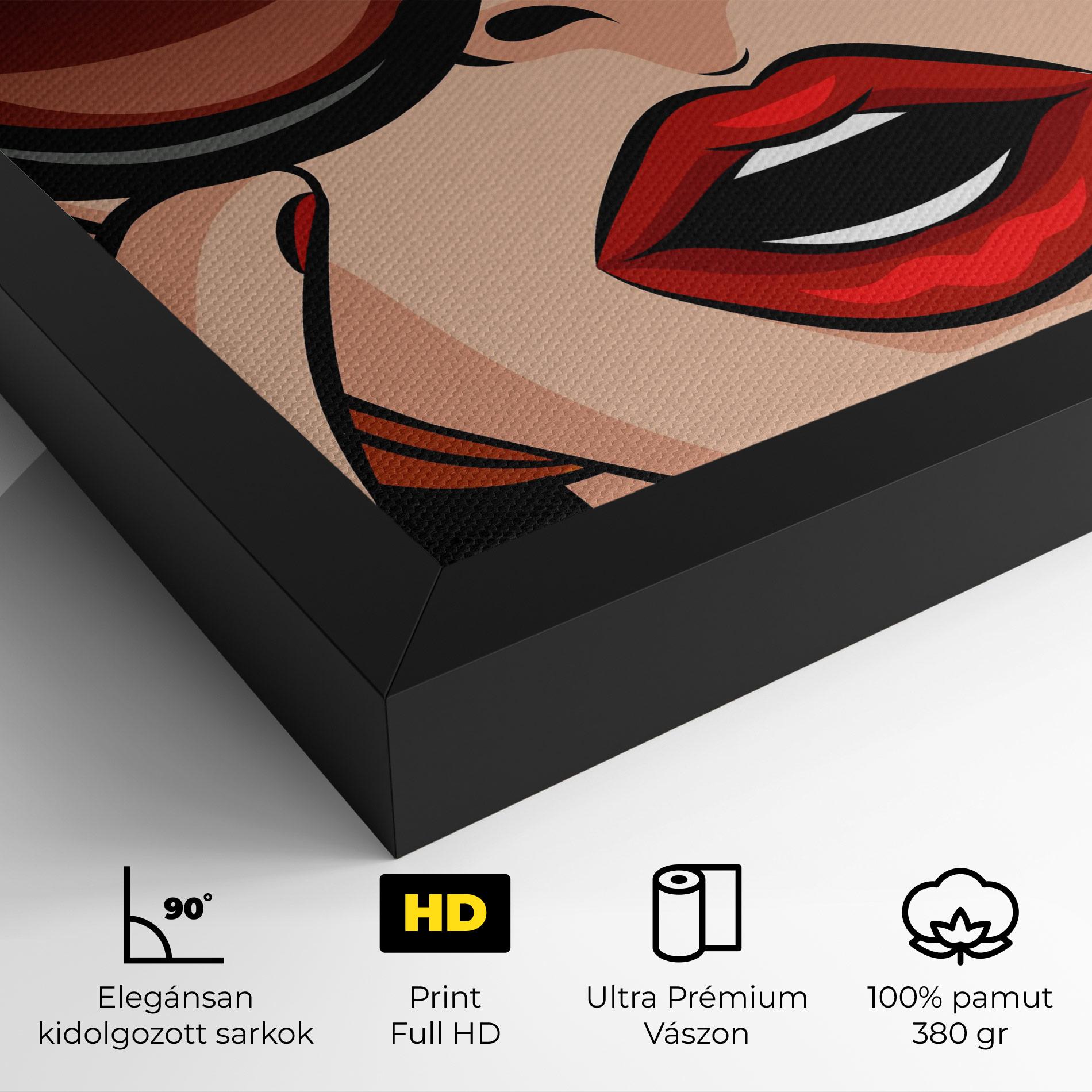 Vászonkép Pop Glasses Woman mockup 4