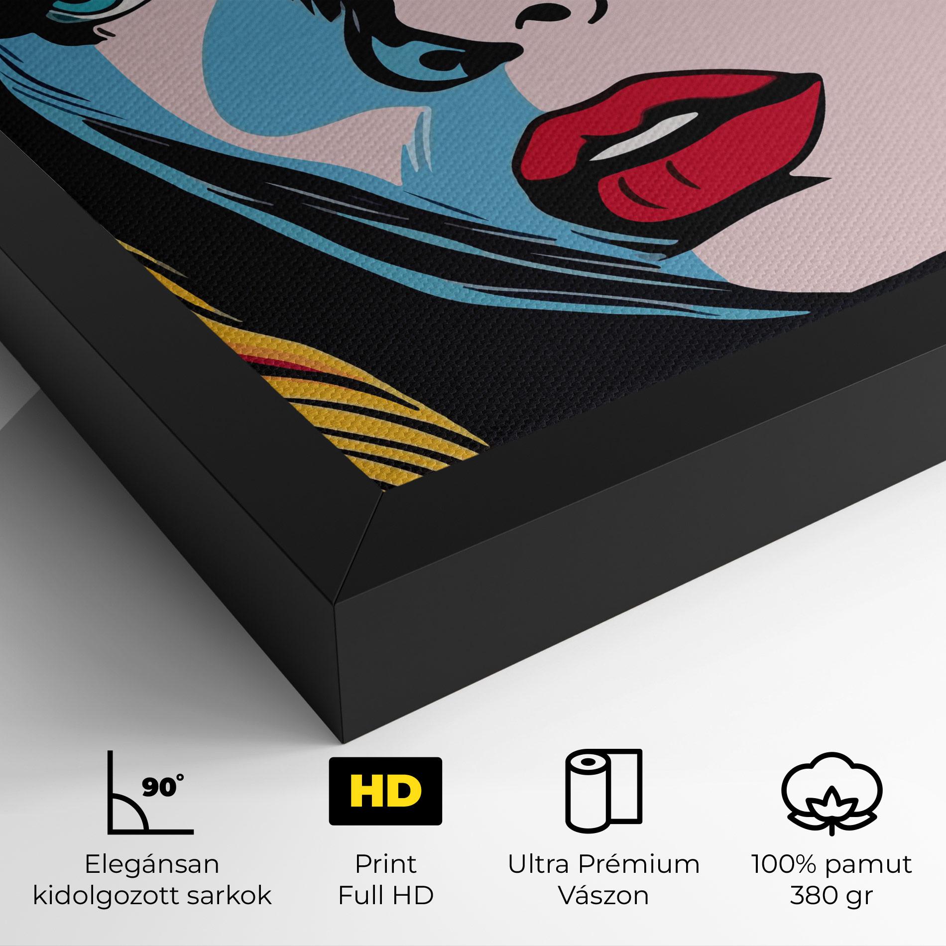 Vászonkép Pop Woman Art mockup 4
