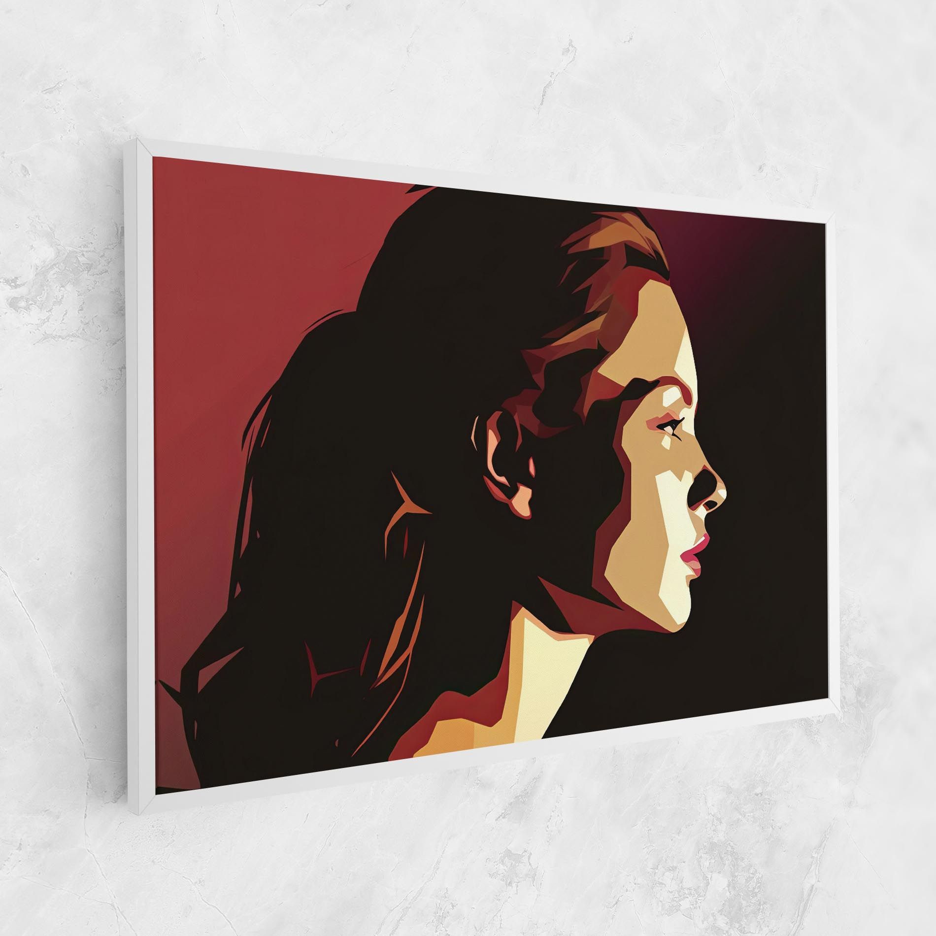 Cream Red Pop Art mockup 1