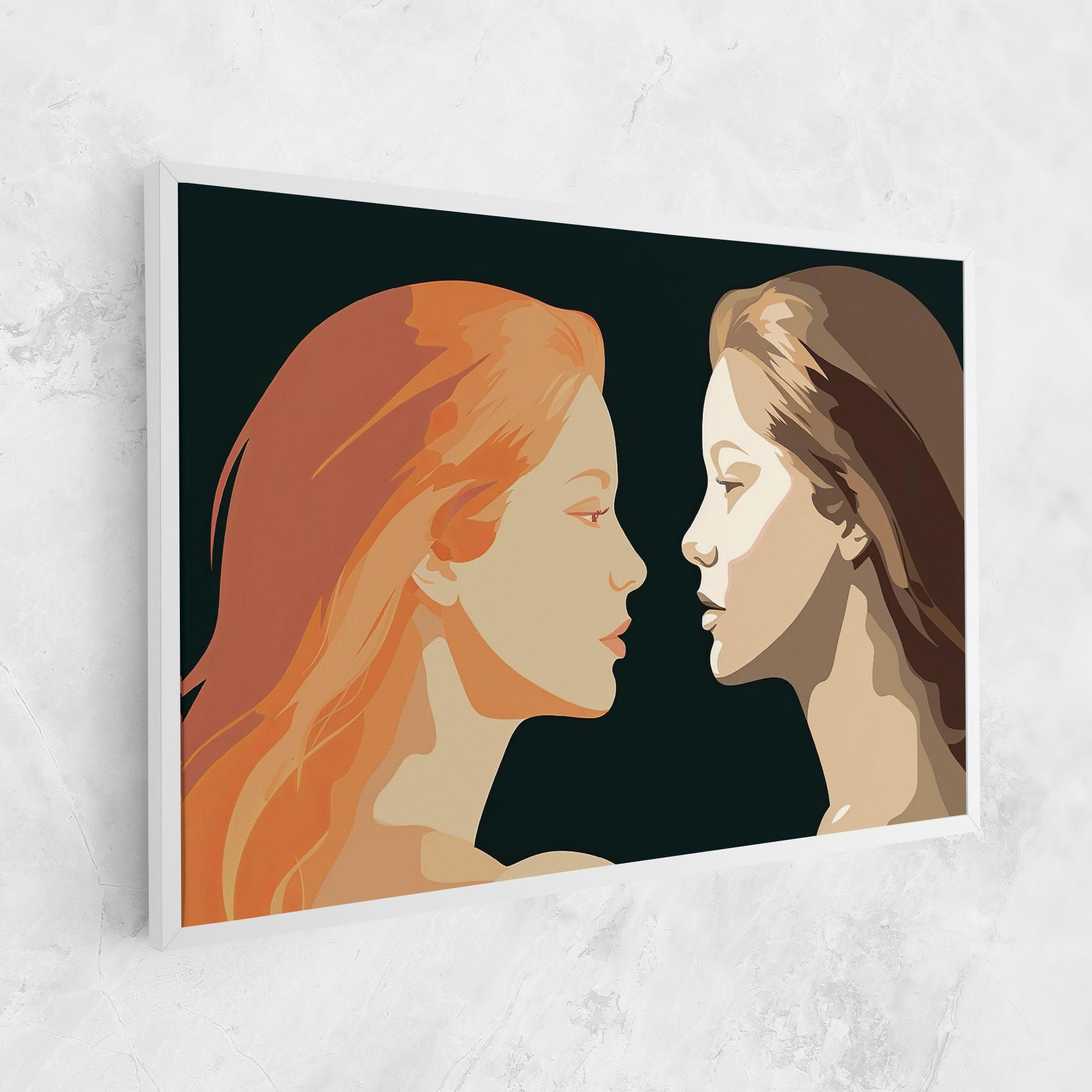 Orange Pop Girl mockup 1