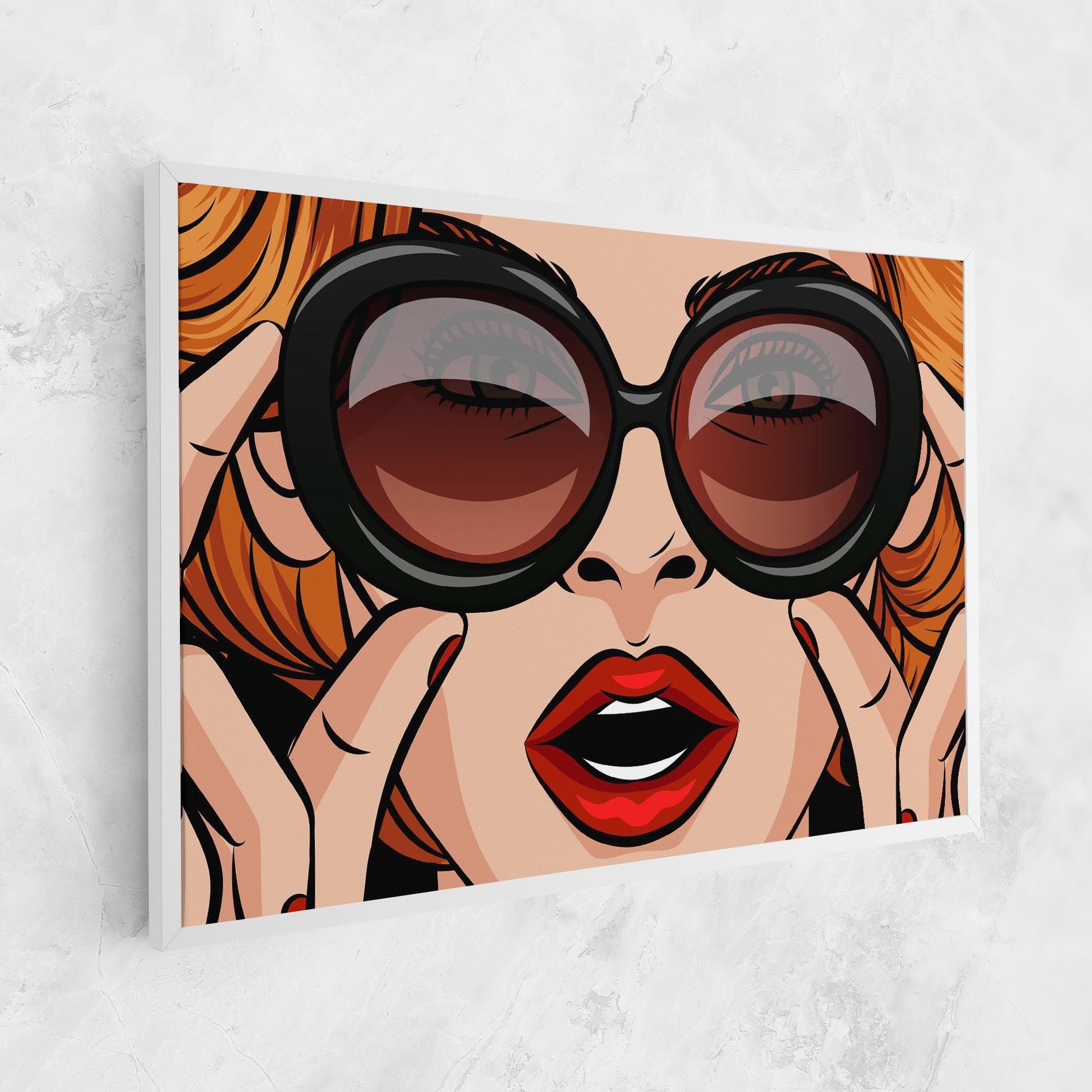 Pop Glasses Woman mockup 1