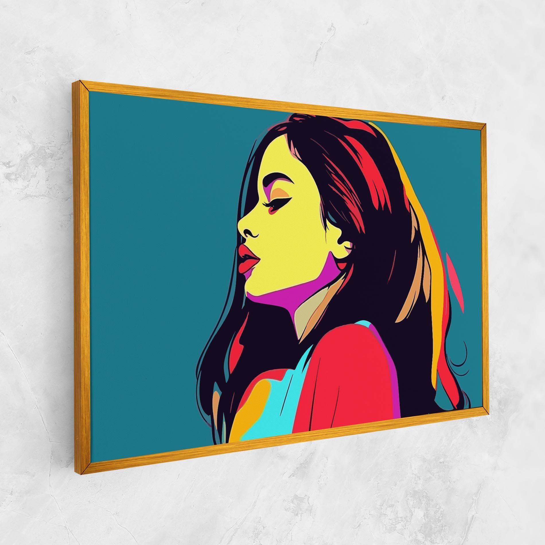 Vászonkép Pop Art Woman mockup 1