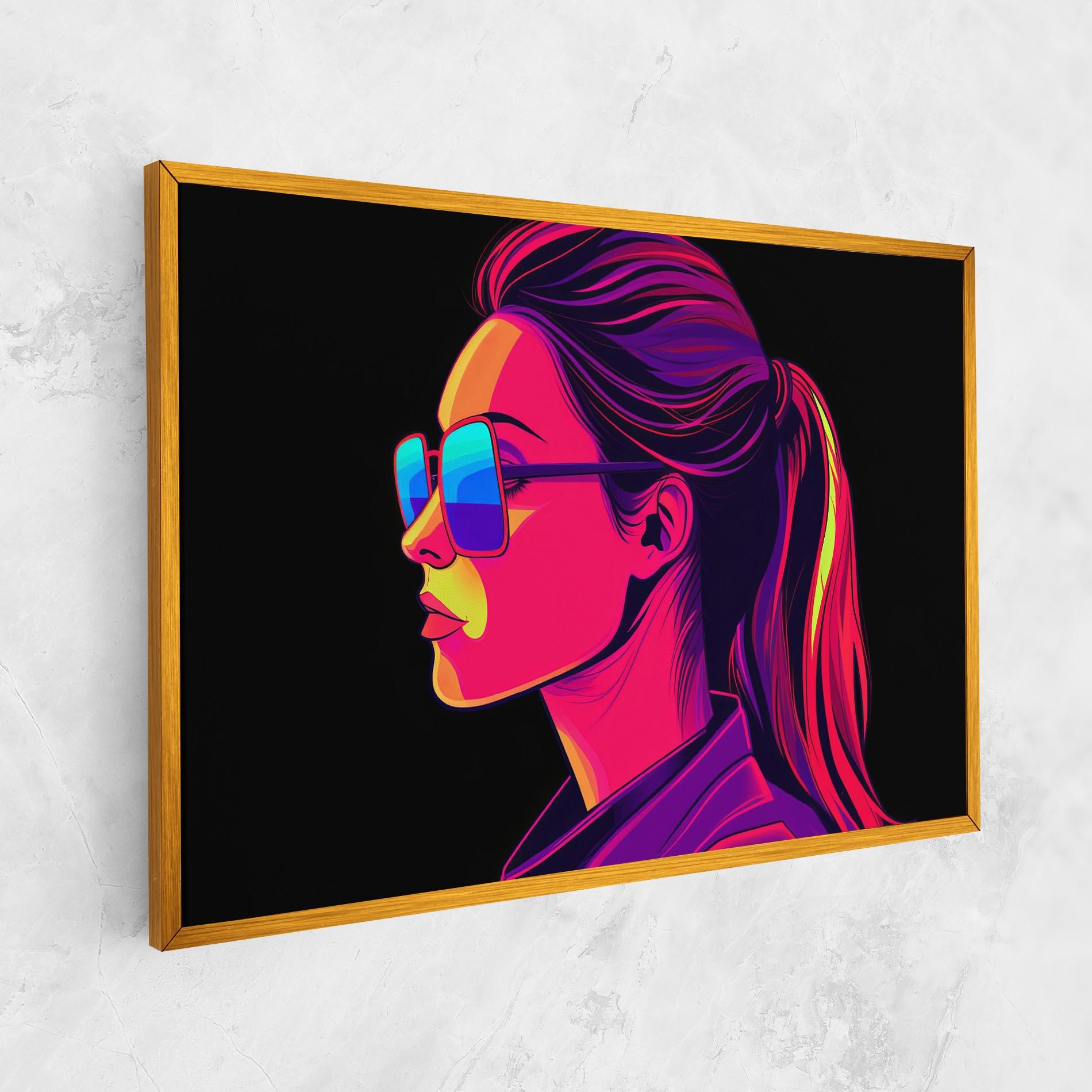 Vászonkép Purple Pop Hair mockup 1