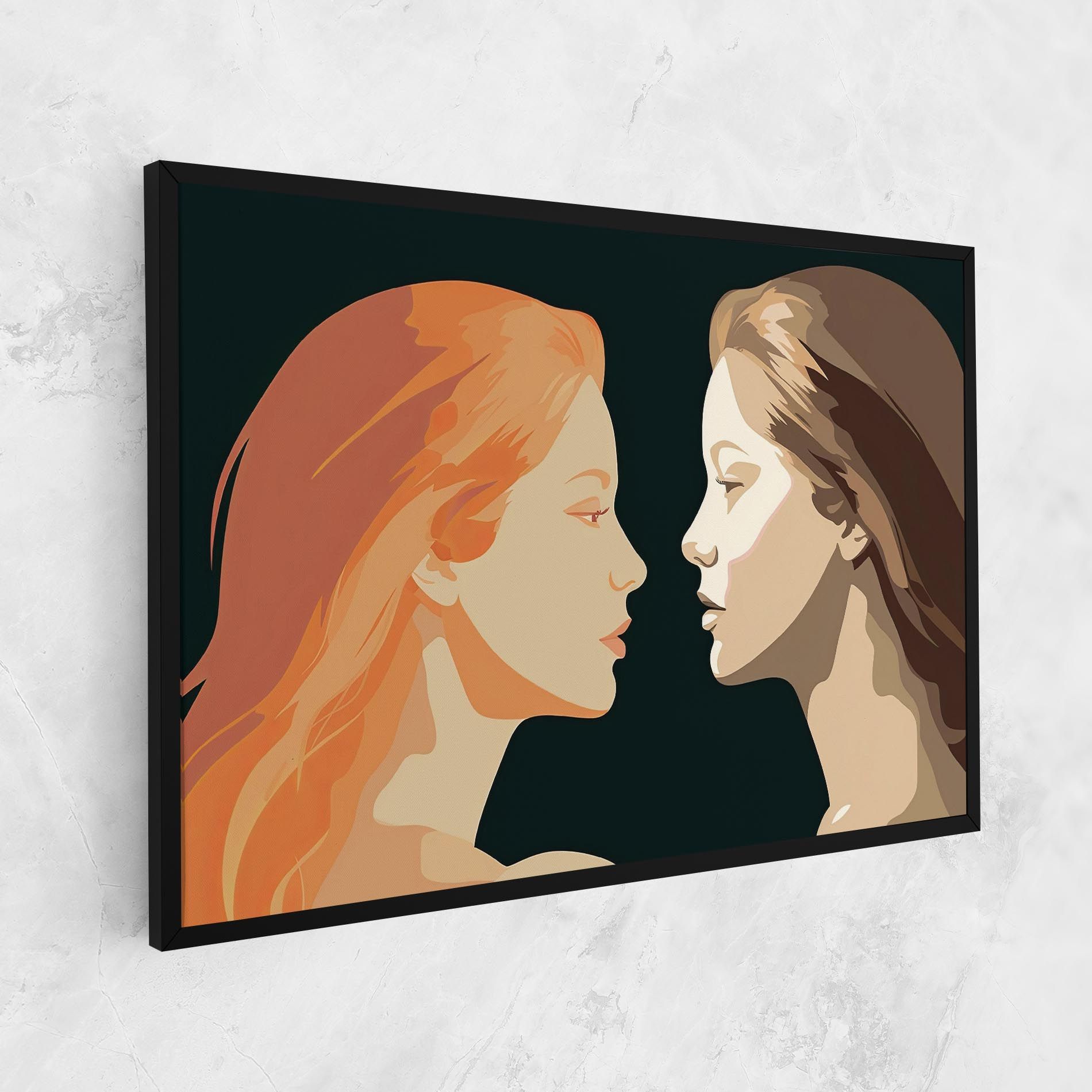 Orange Pop Girl mockup 1