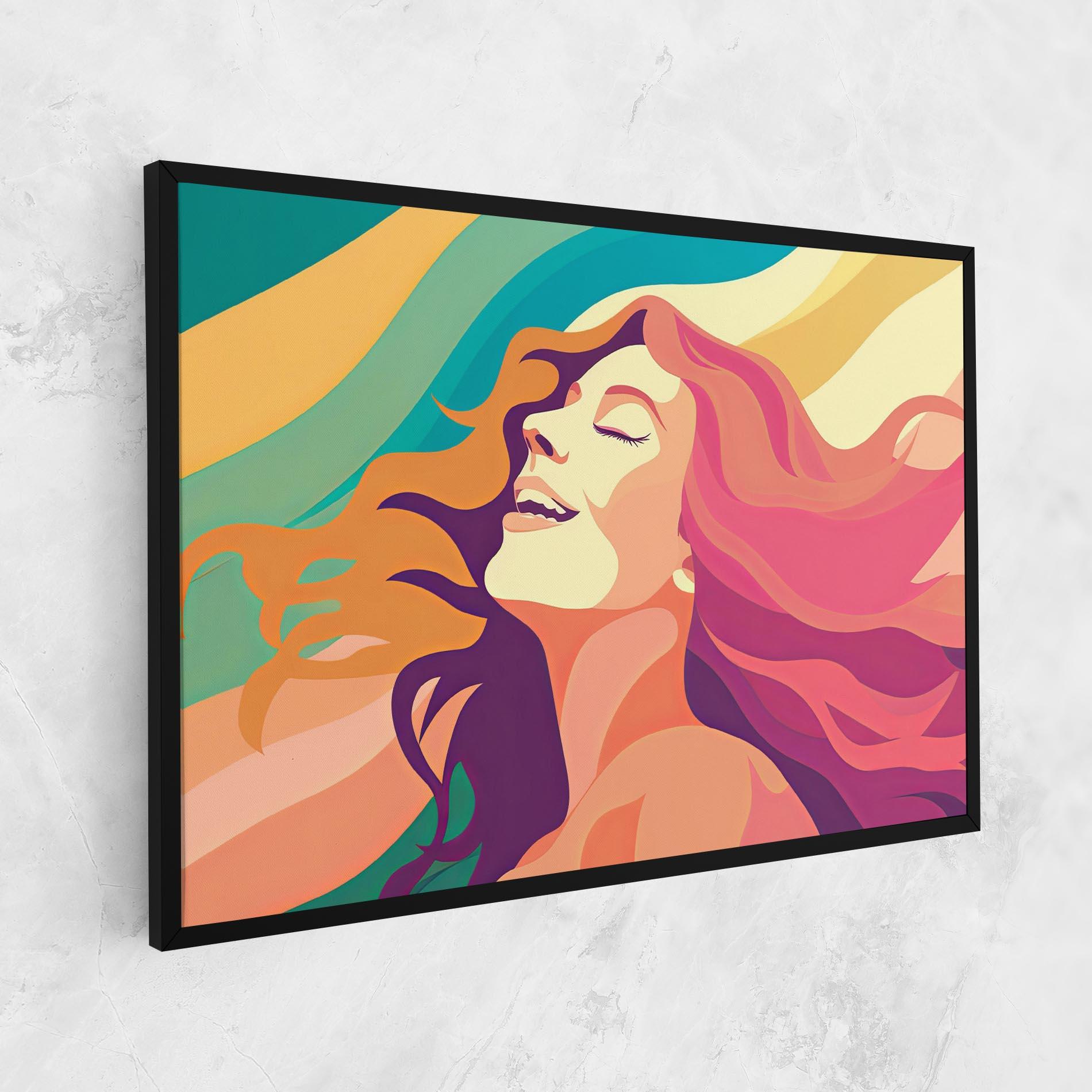 Vászonkép Pink Pop Hair mockup 1