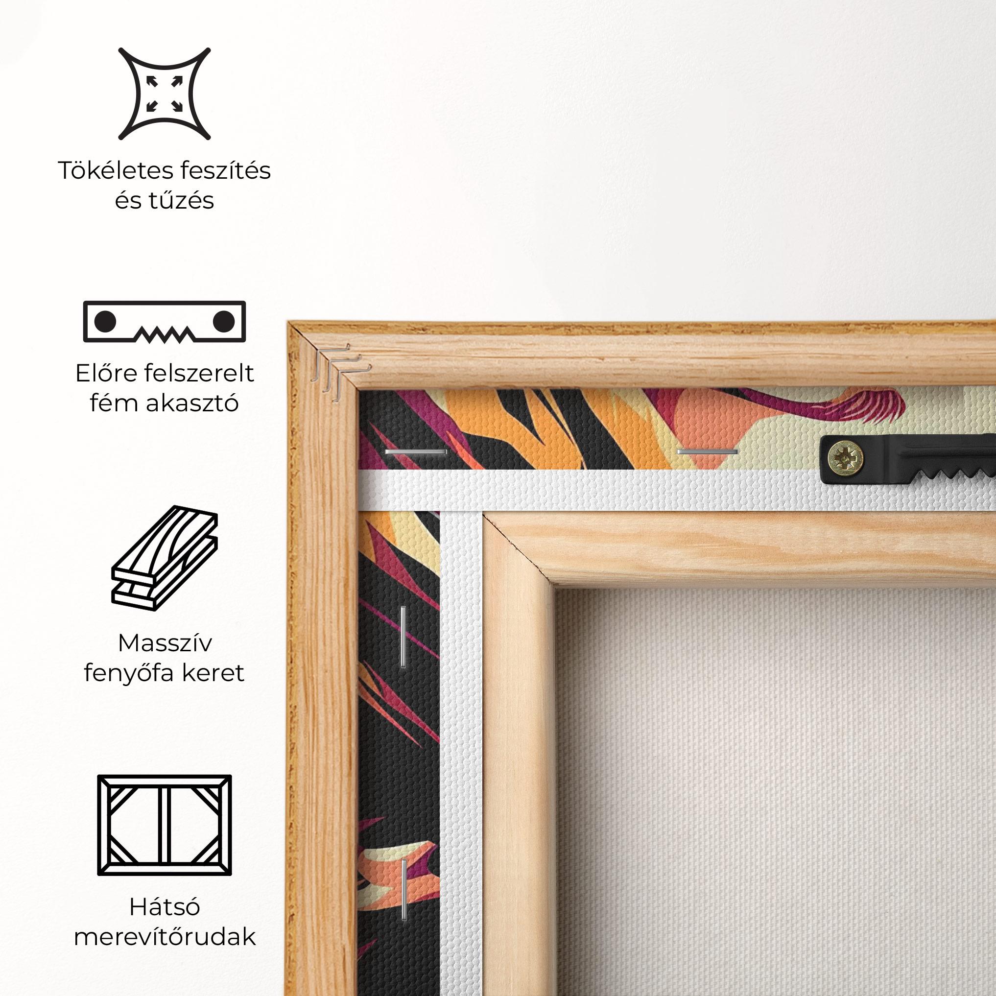 Vászonkép Cream Pop Art mockup 5