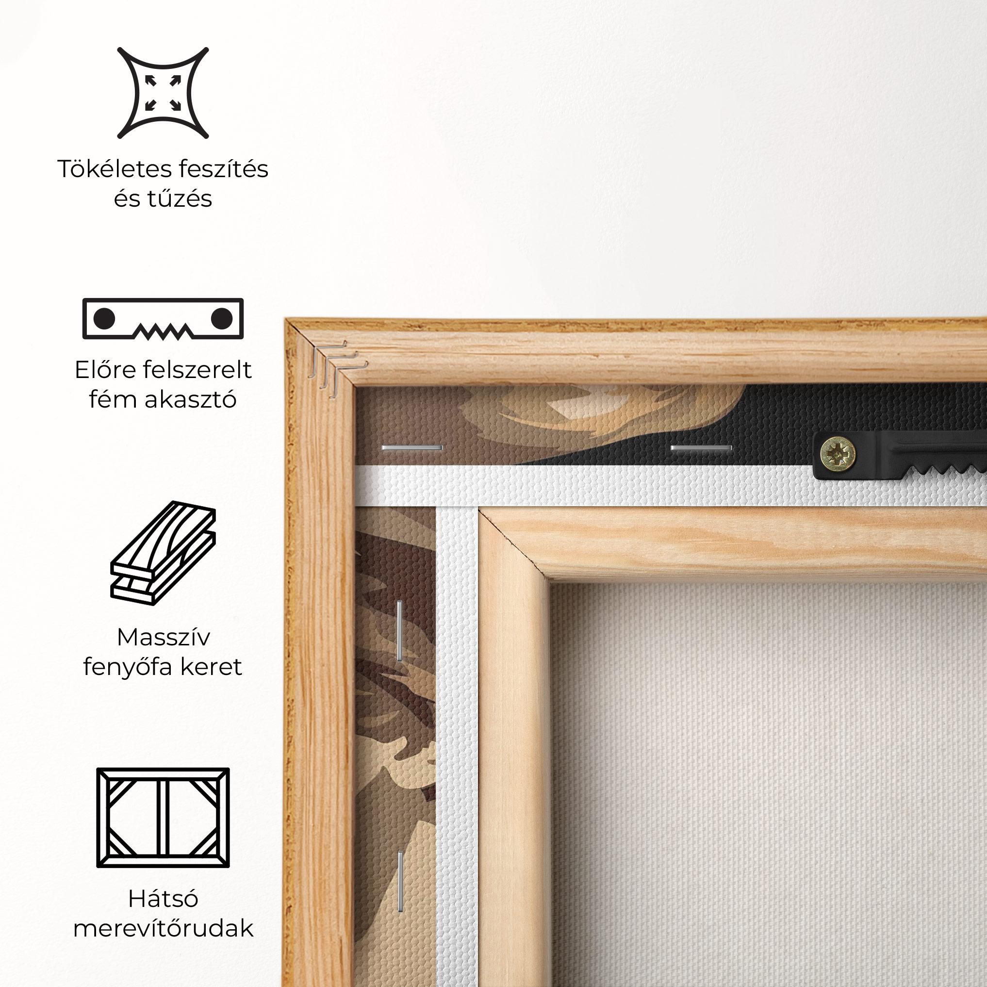 Vászonkép Orange Pop Girl mockup 5