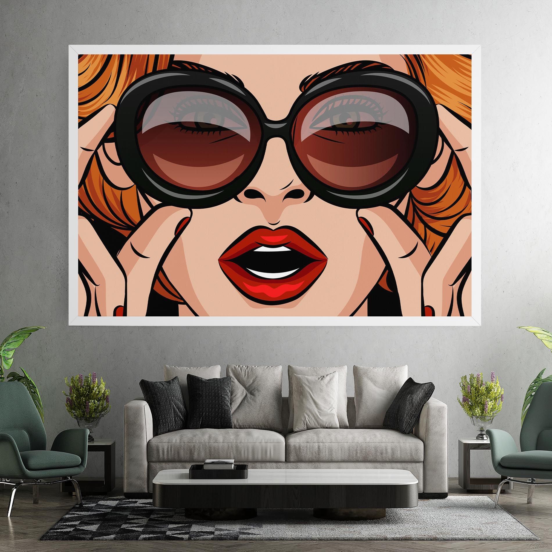 Pop Glasses Woman mockup 7