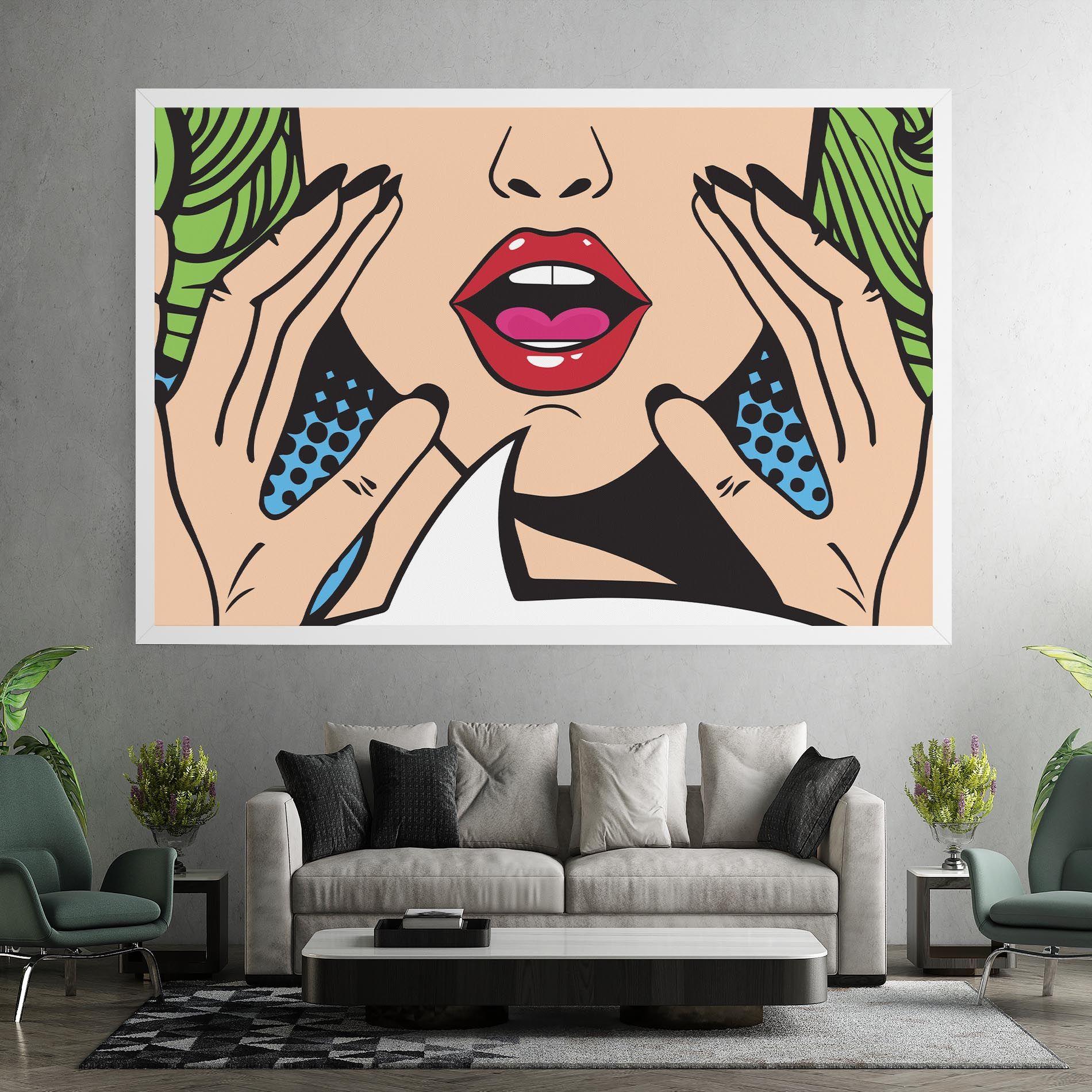 Speaking Pop Art mockup 7