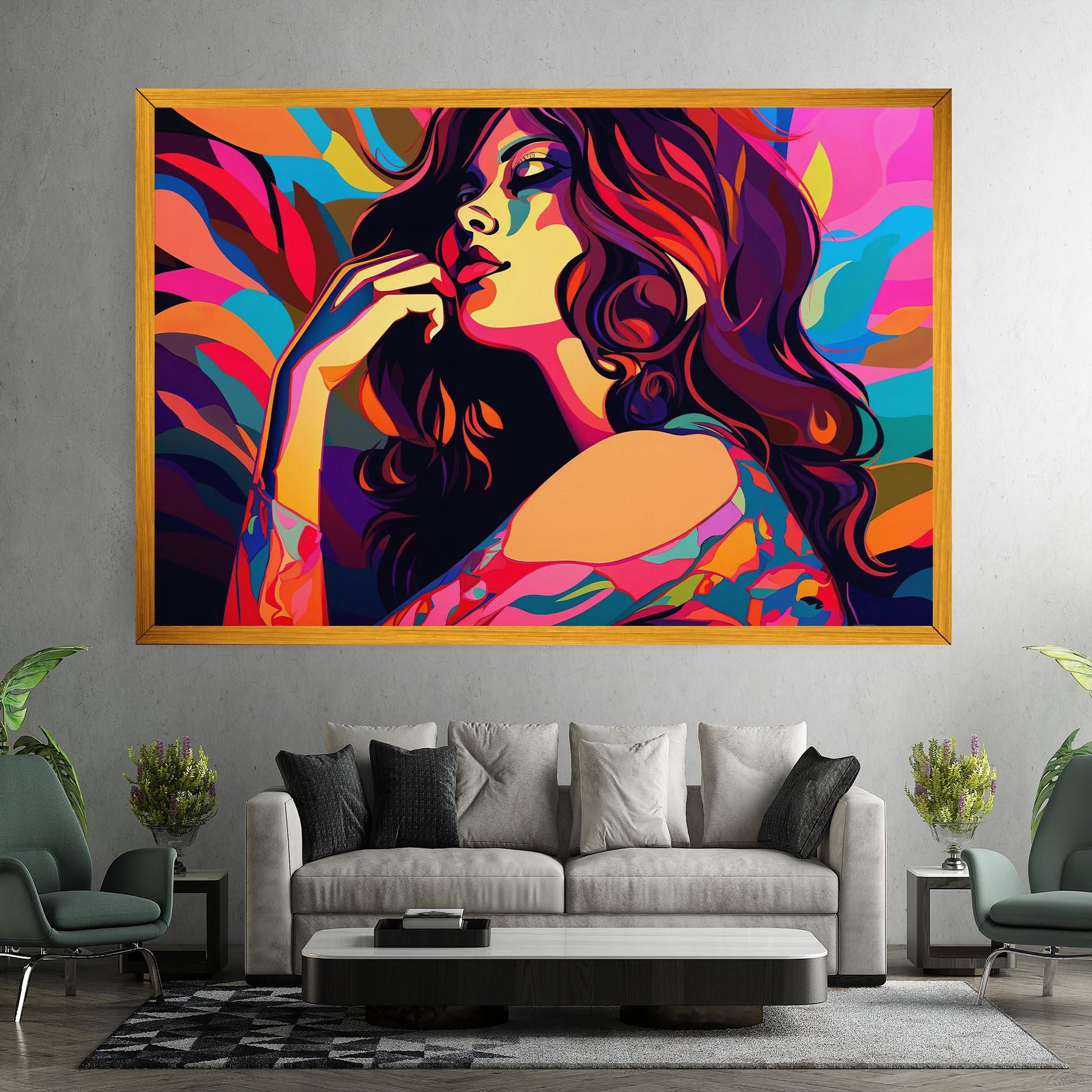 Vászonkép Pop Color Mix mockup 7