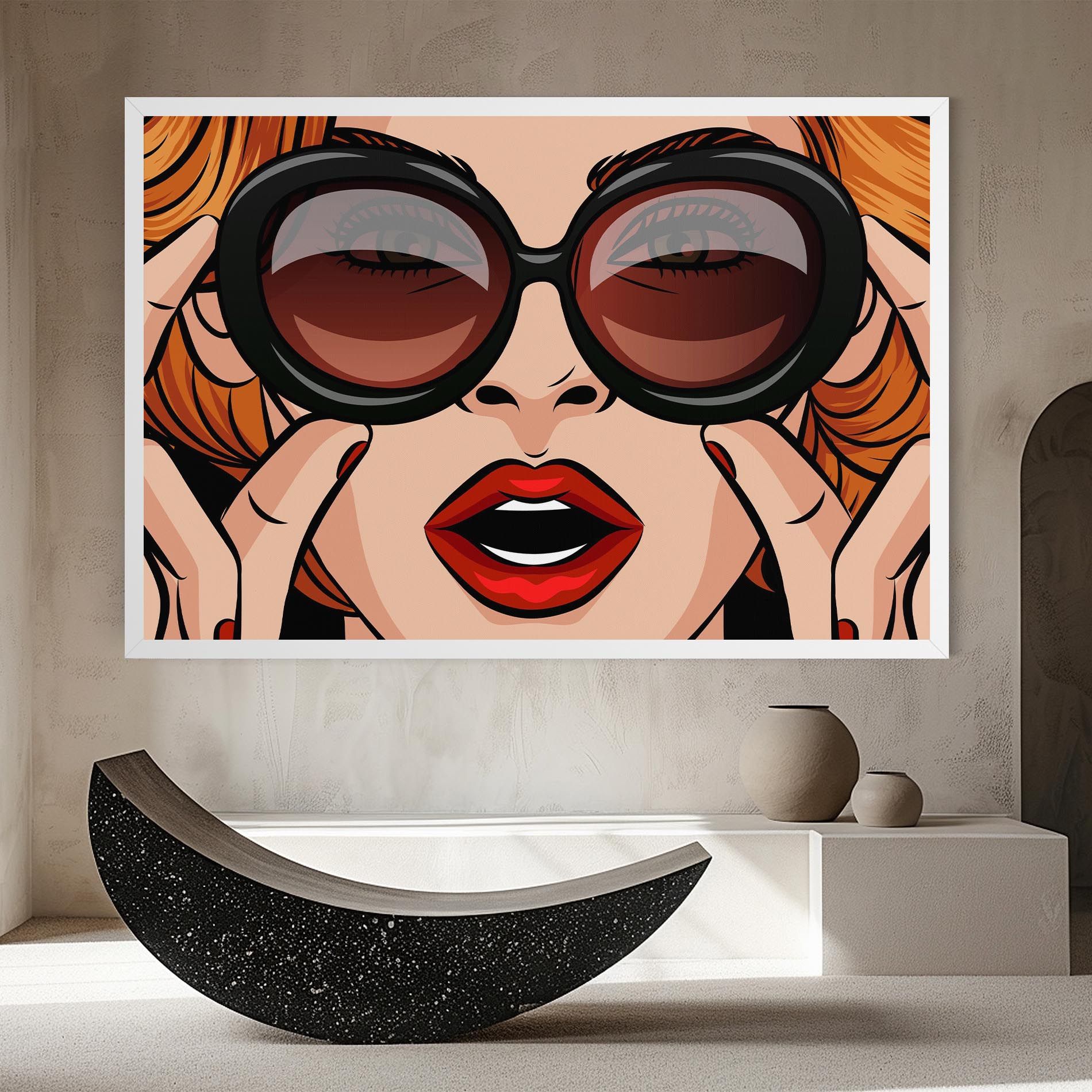 Pop Glasses Woman mockup 8