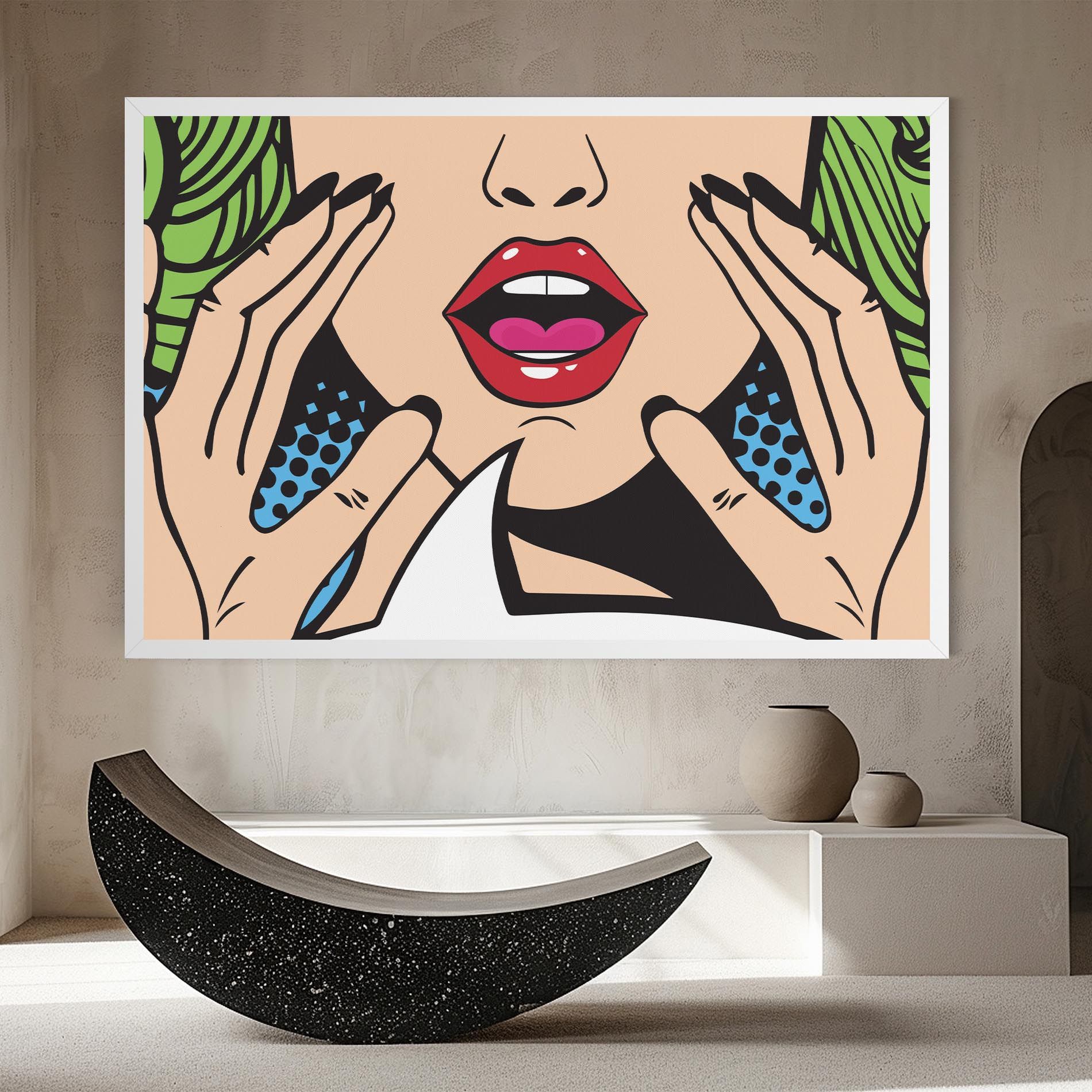 Speaking Pop Art mockup 8
