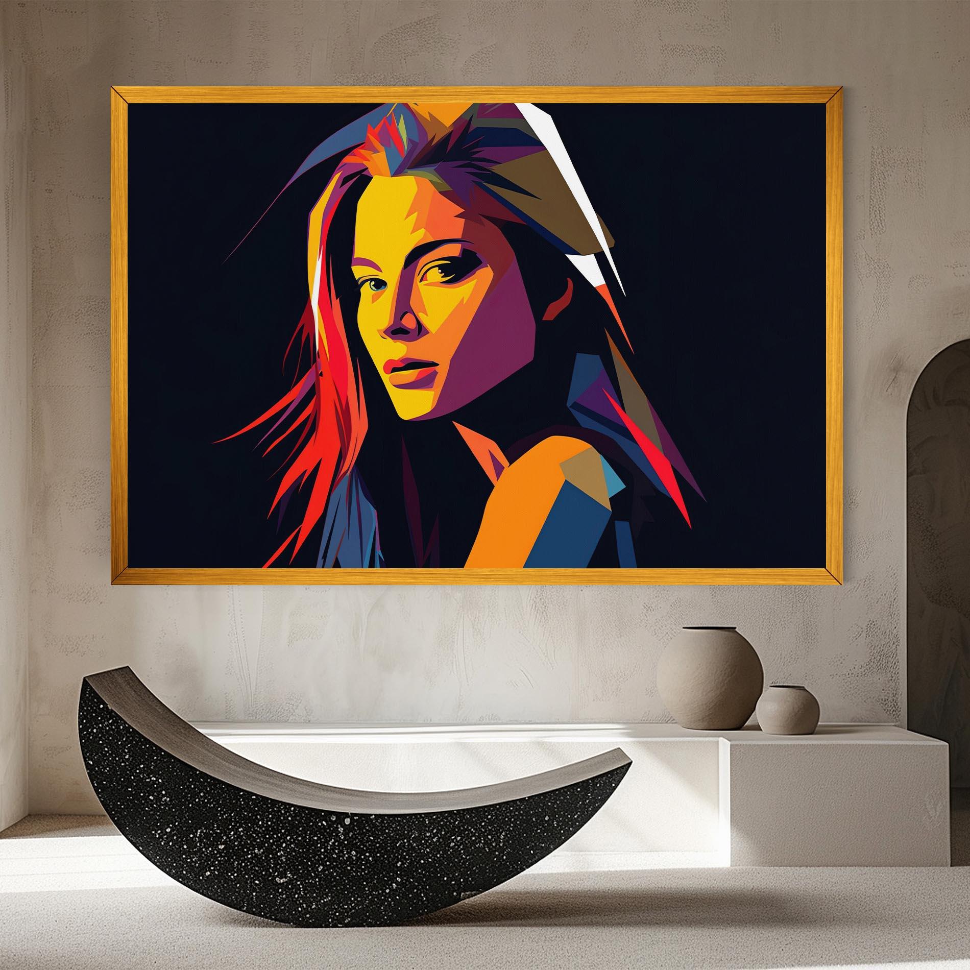 Vászonkép Orange Pop Light mockup 8