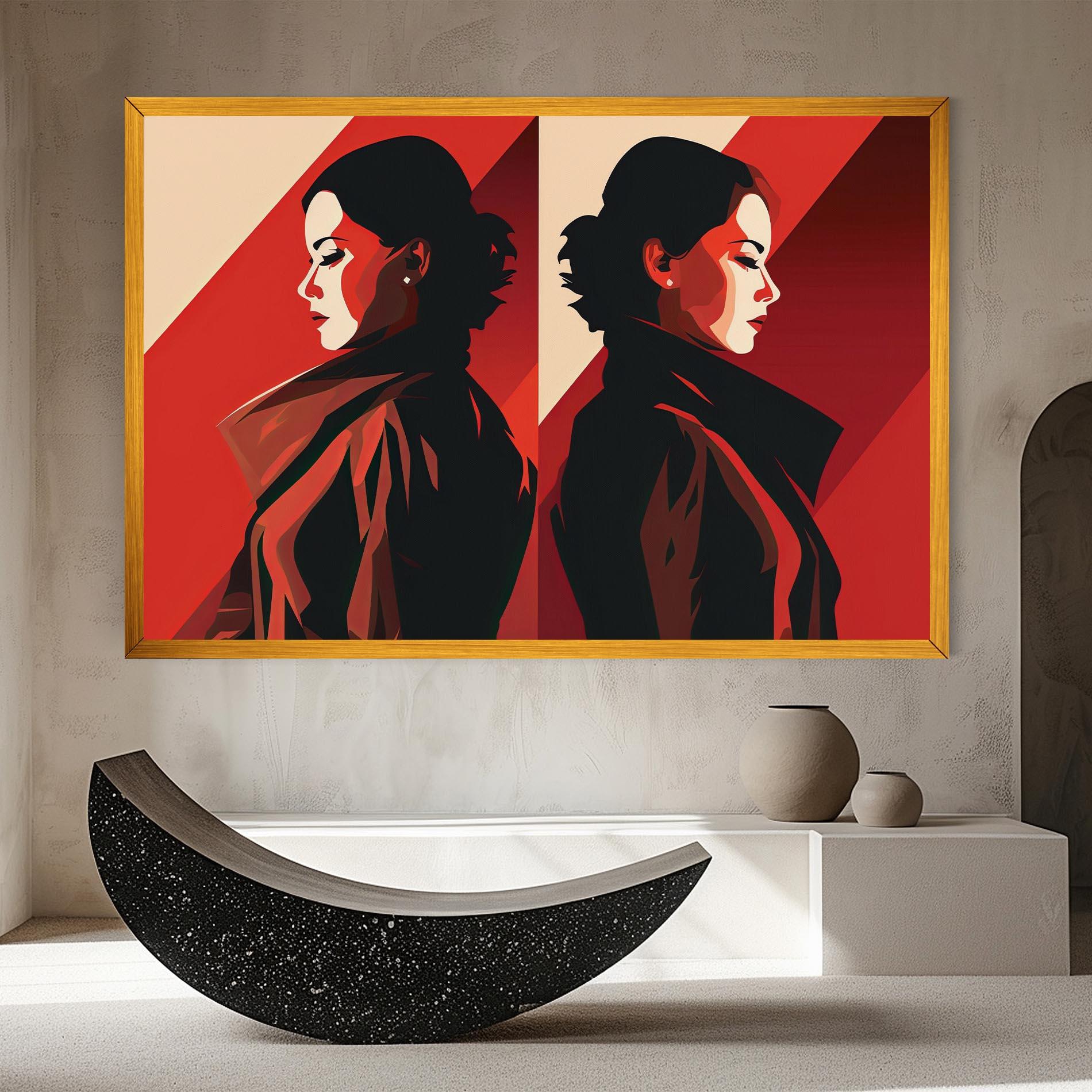 Vászonkép Pop Outfit Lady mockup 8