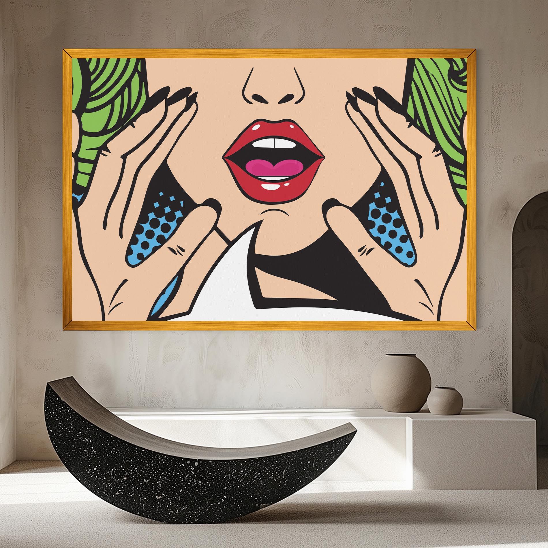Speaking Pop Art mockup 8