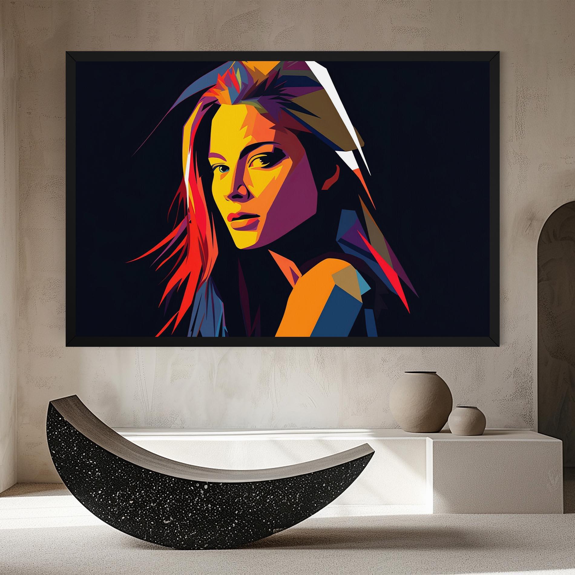 Vászonkép Orange Pop Light mockup 8