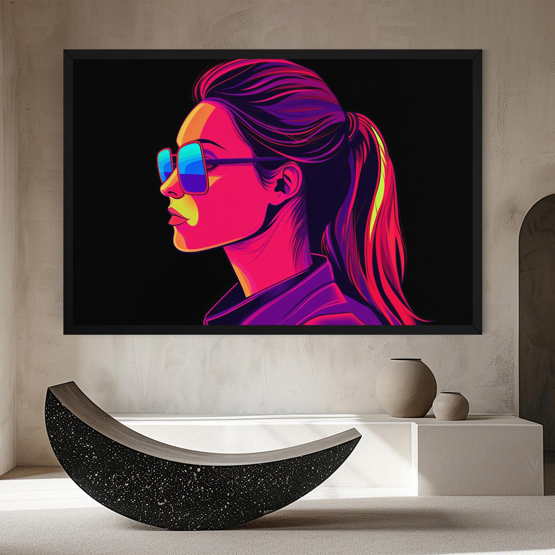 Vászonkép Purple Pop Hair mockup 8