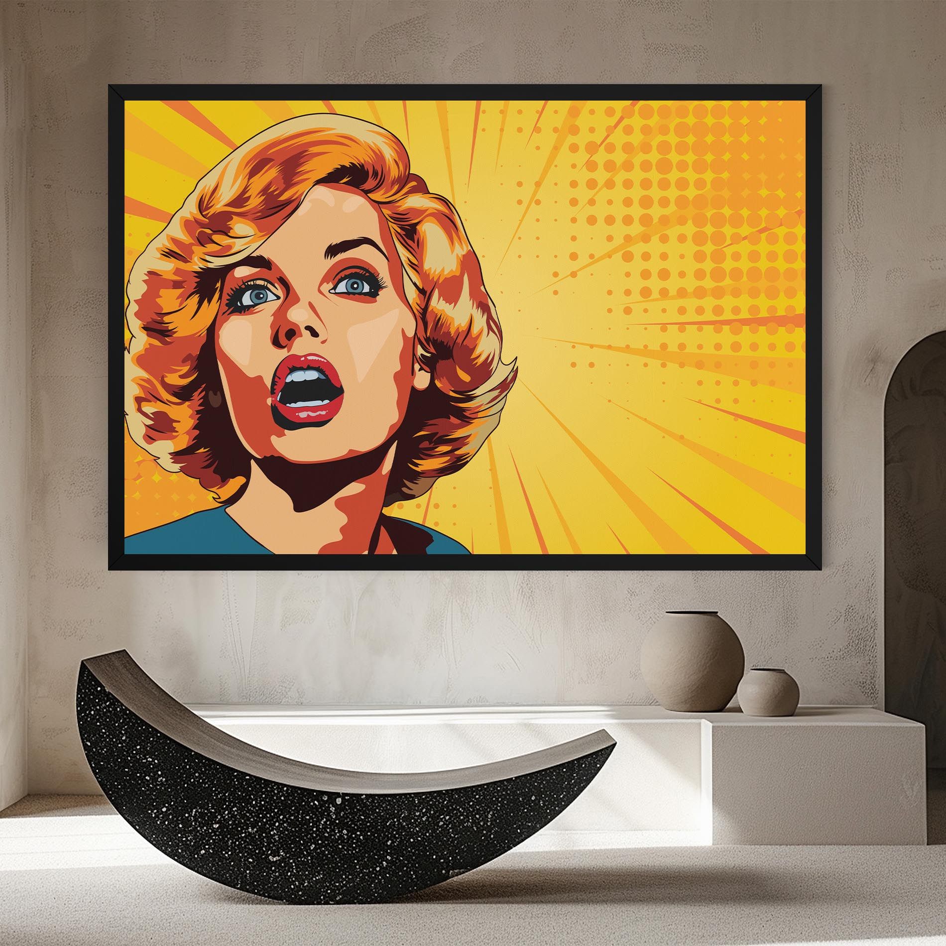 Surprised Blonde Lady mockup 8