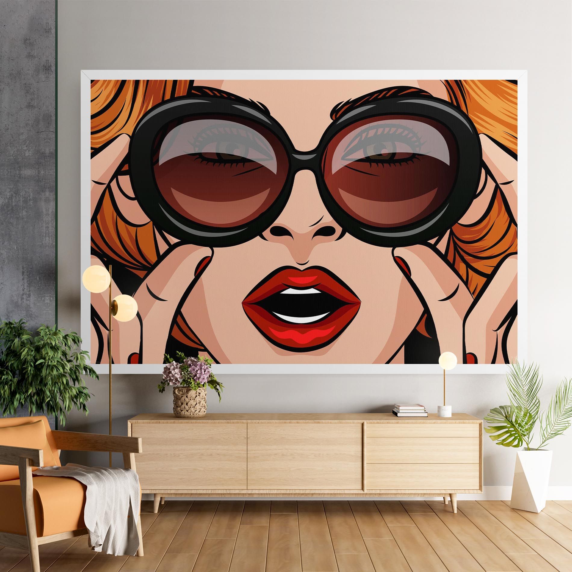Pop Glasses Woman mockup 9