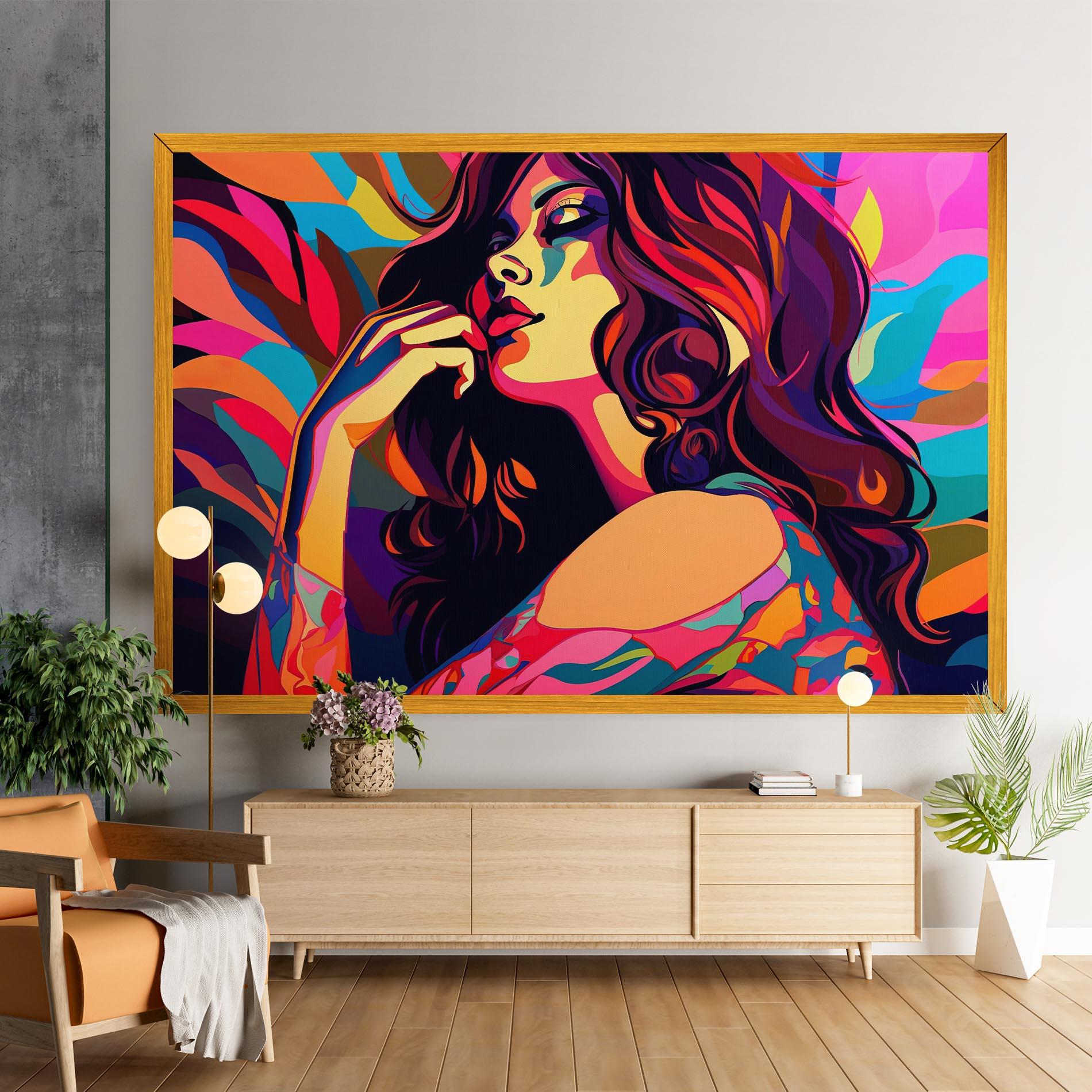 Vászonkép Pop Color Mix mockup 9