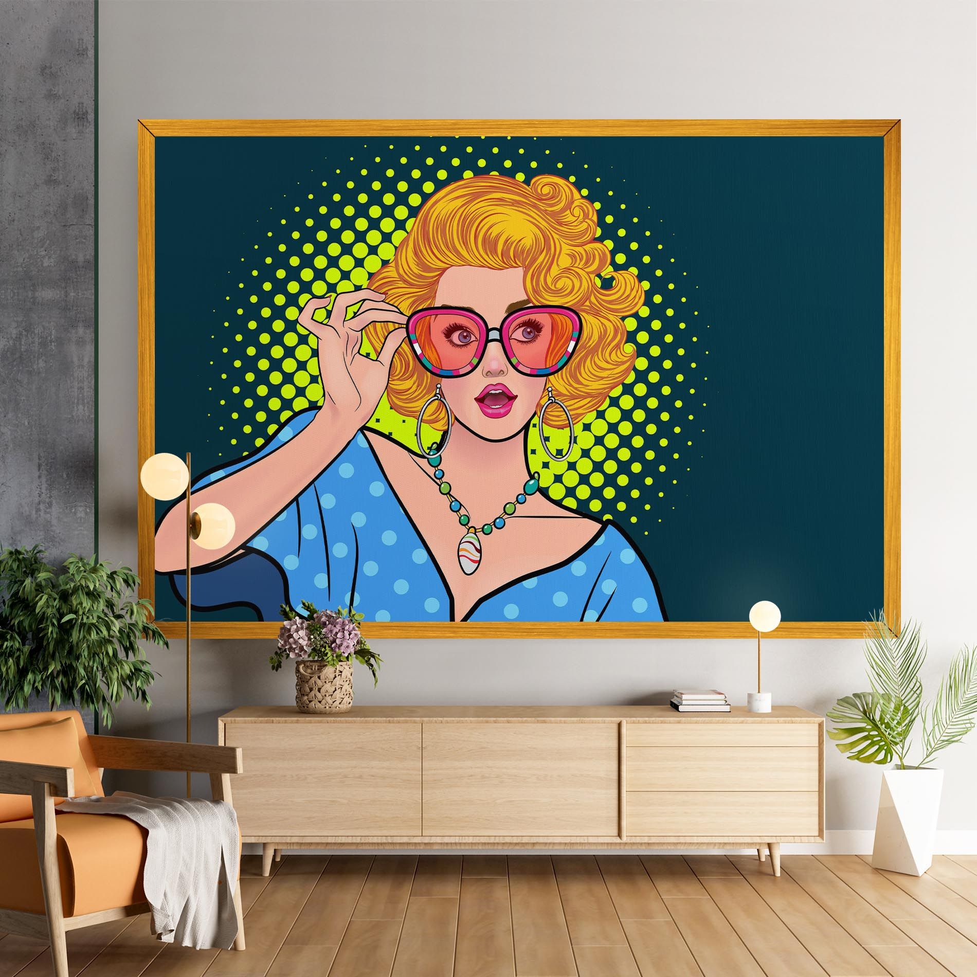 Pop Glasses Lady mockup 9