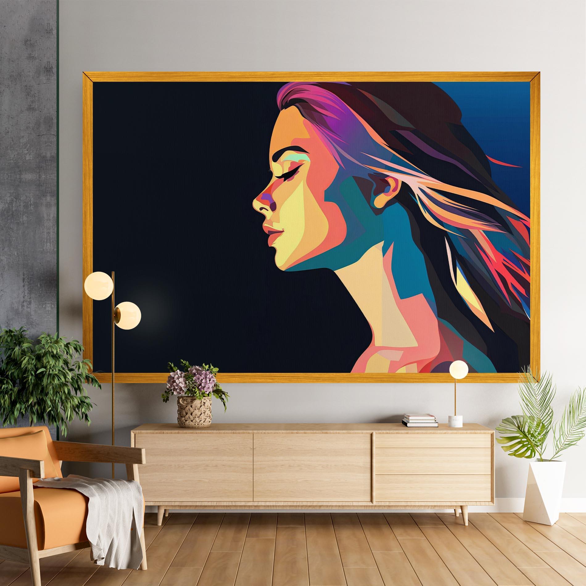 Vászonkép Worm Pop Light mockup 9