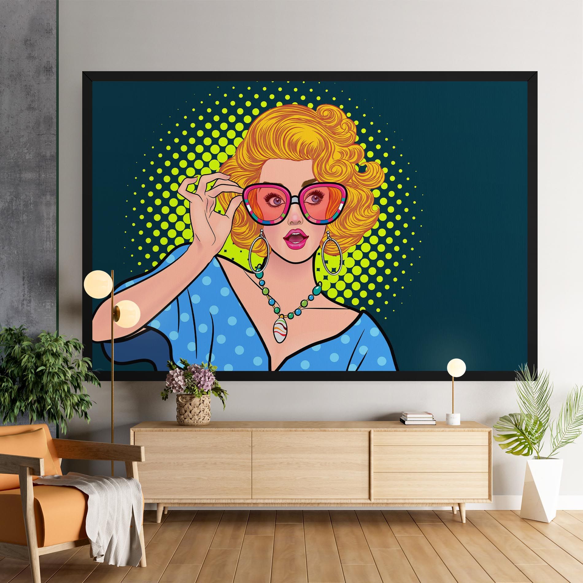 Pop Glasses Lady mockup 9